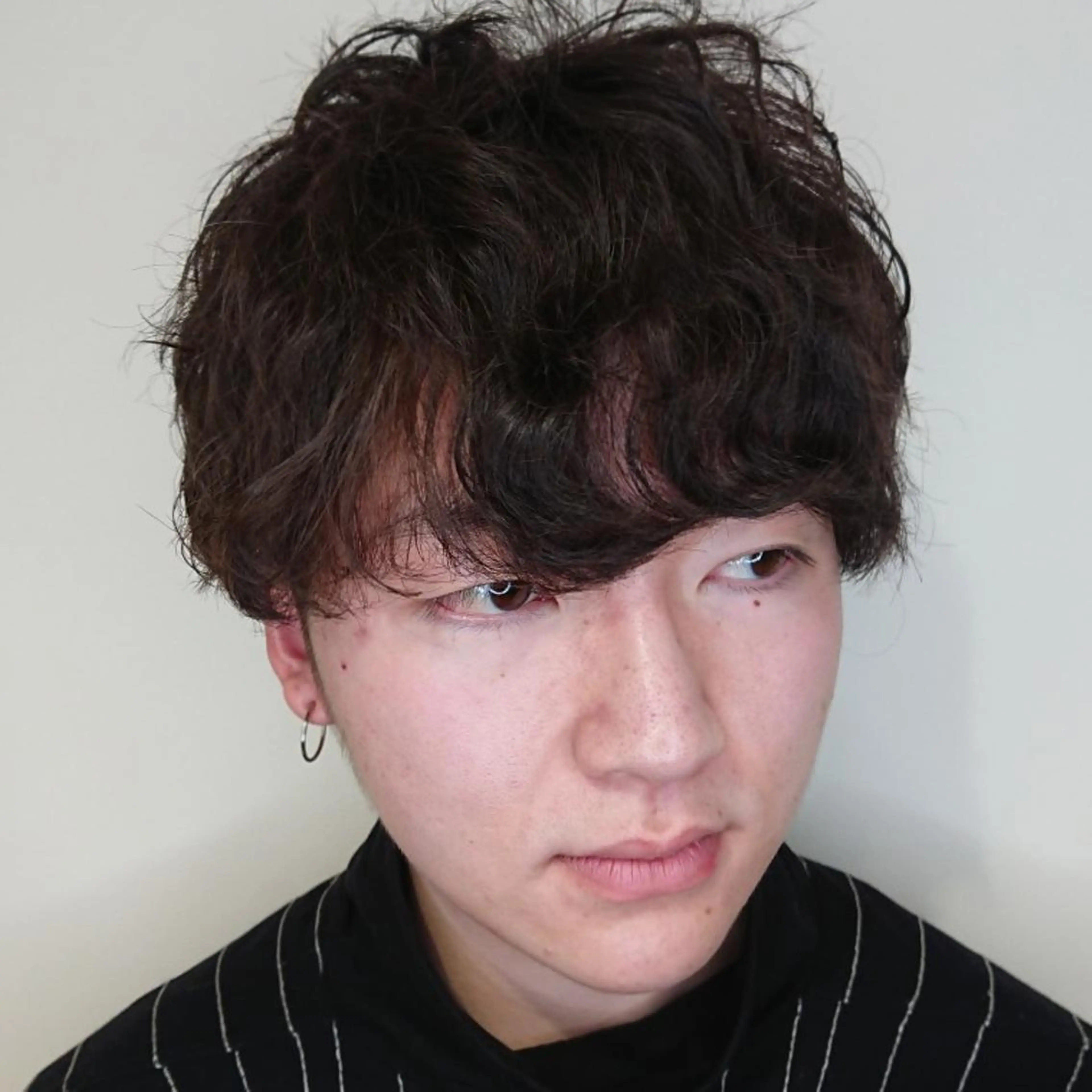 メンズ パーマ マッシュ メンズパーマ ブリーチ/ヘアケア/ 艶髪/イギチハルのヘアスタイル