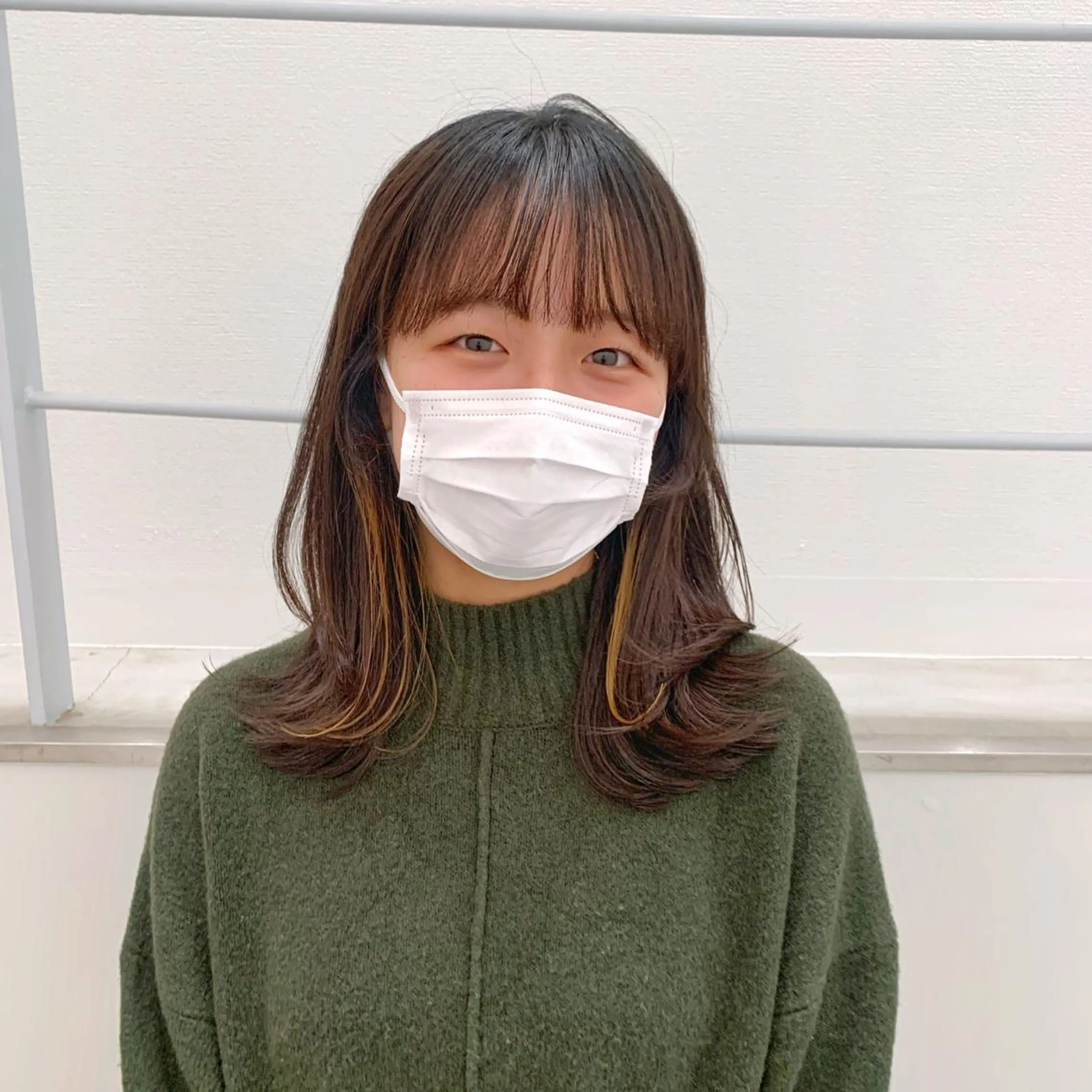 セミロング カラー カット ヘアカラー aoi /パーマ /まるみショートのヘアスタイル