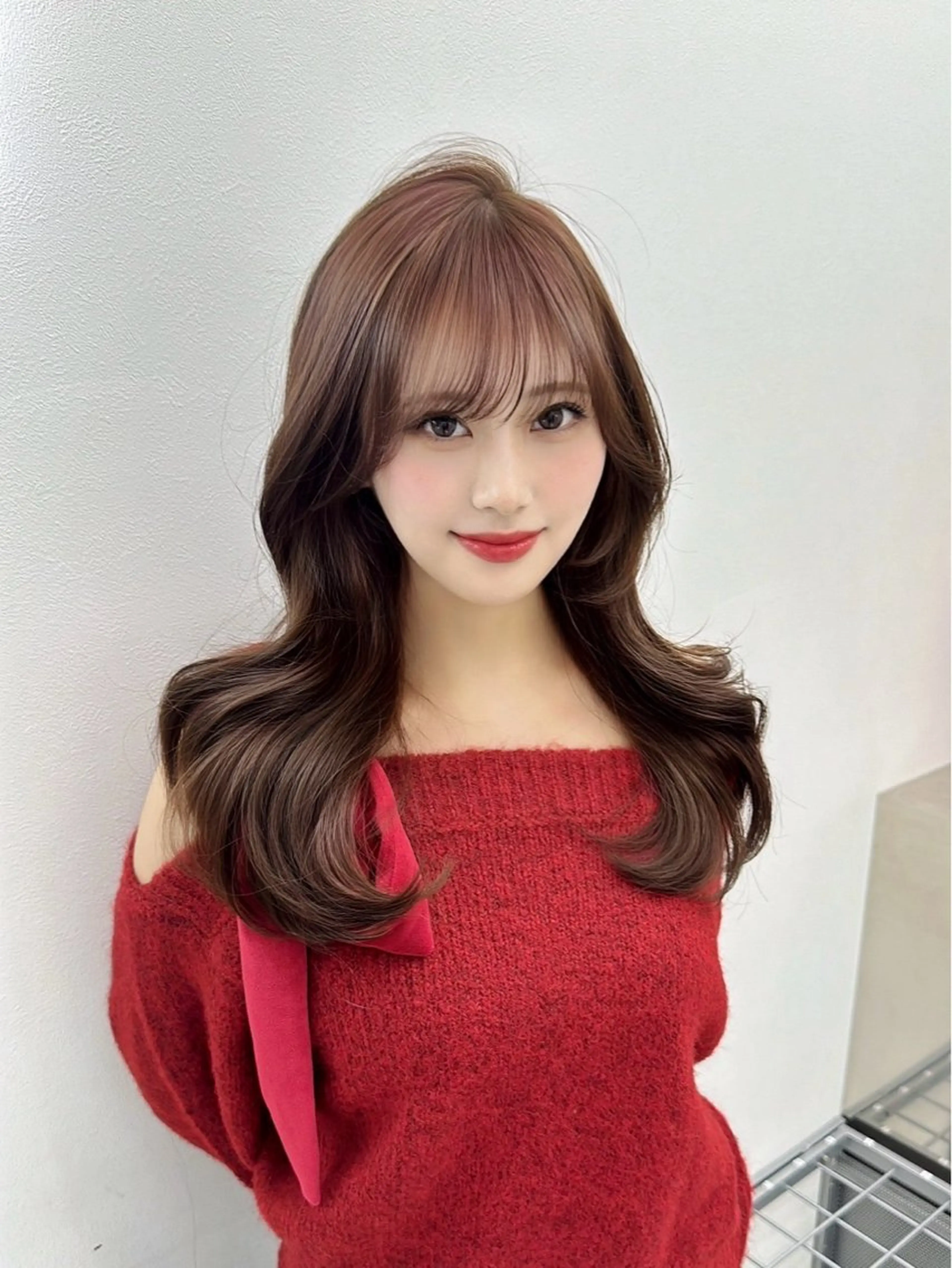 セミロング 🤍ベージュ×艶髪 🤍Ryuta🤍のヘアスタイル