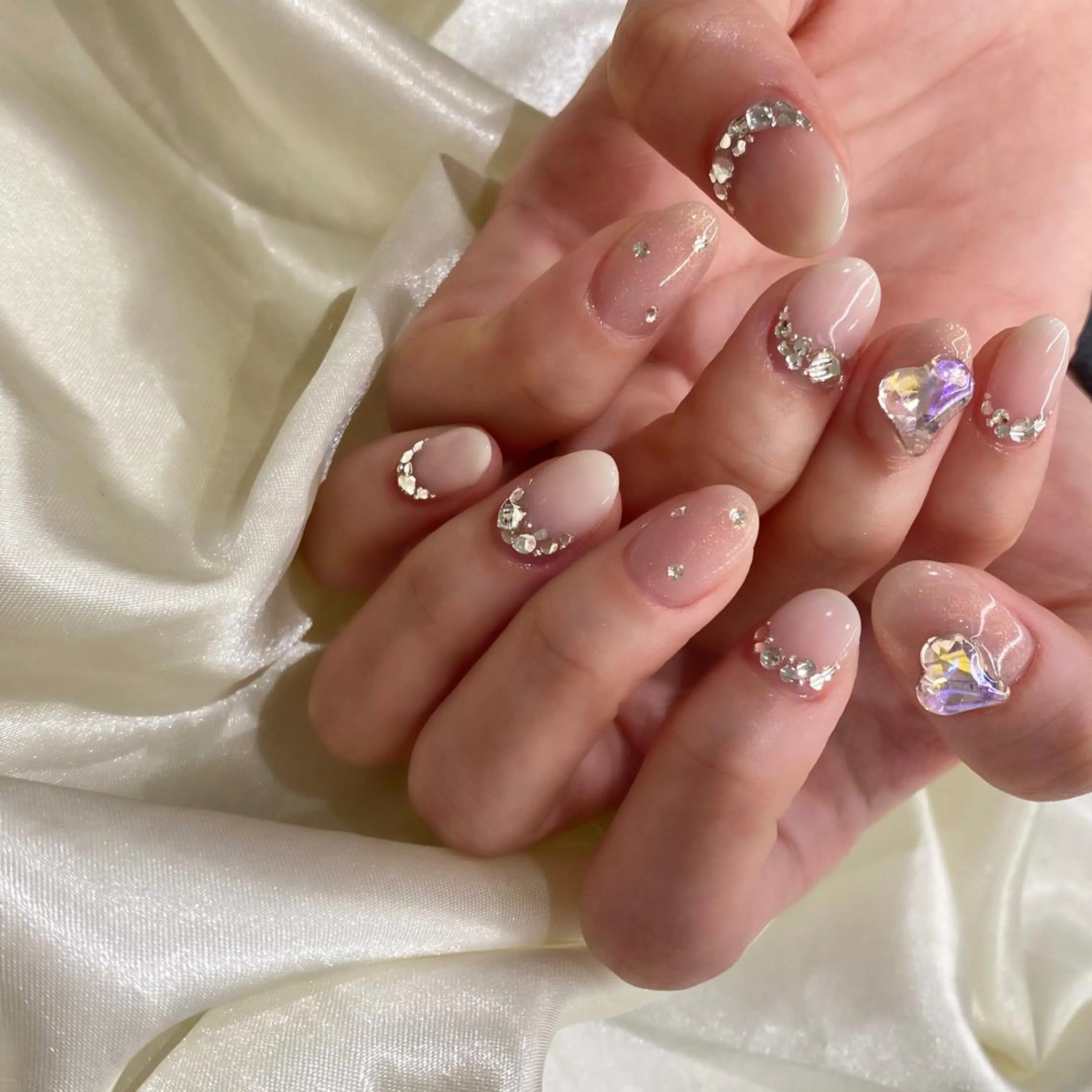 ネイル ハート Yuriko Omi パラジェル/渋谷のネイルデザイン