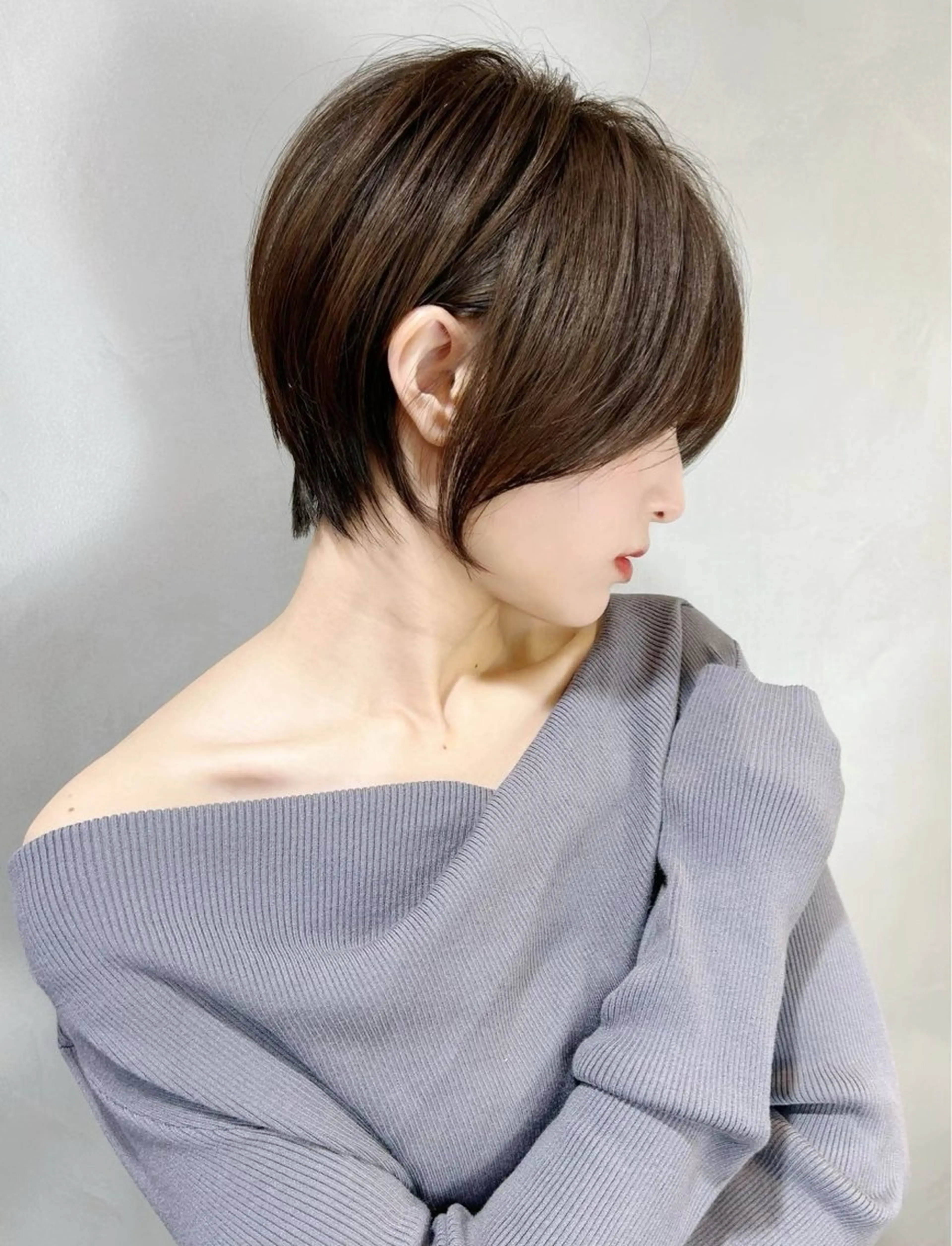 ショート カラー レイヤー/暖色カラー /パーマ/落合 歩夢のヘアスタイル