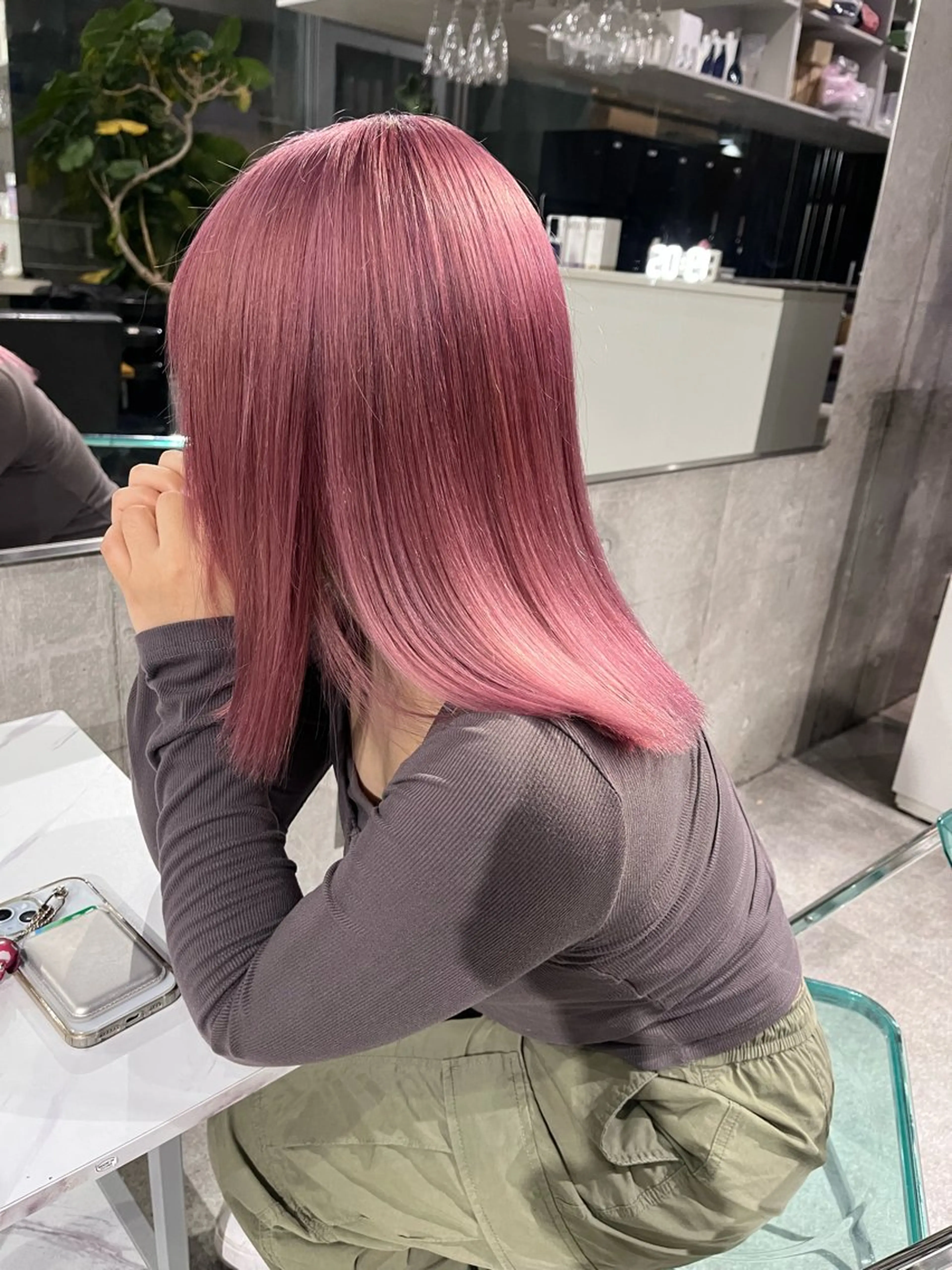 カラー ブリーチ ハイトーンカラー 学生 ヘアカラー 複雑履歴修正/ keitoのヘアスタイル