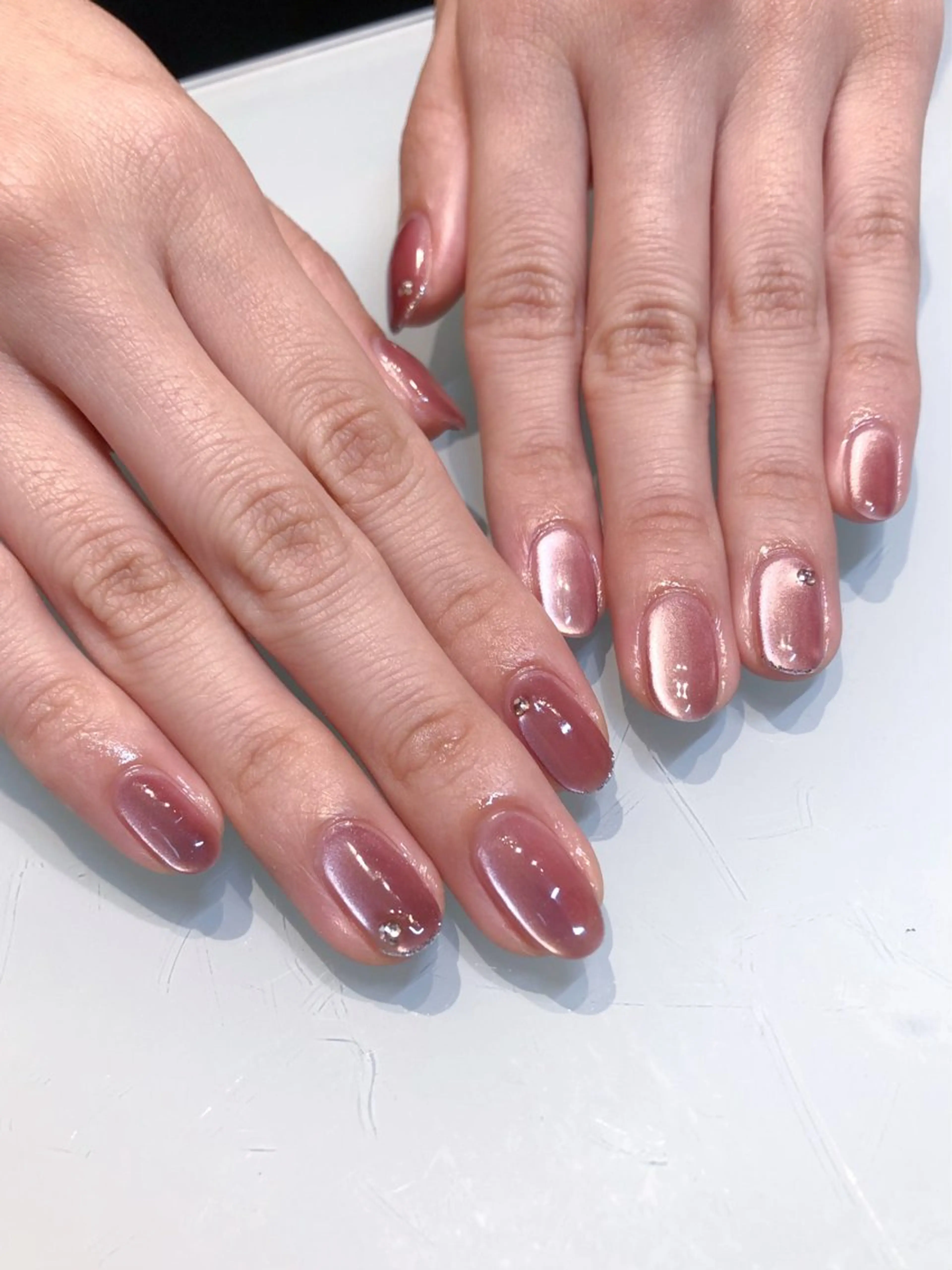 ネイル マグネットネイル ハンドネイル ハンドケア 西日暮里駅徒歩1分/ NAIL106Gのネイルデザイン