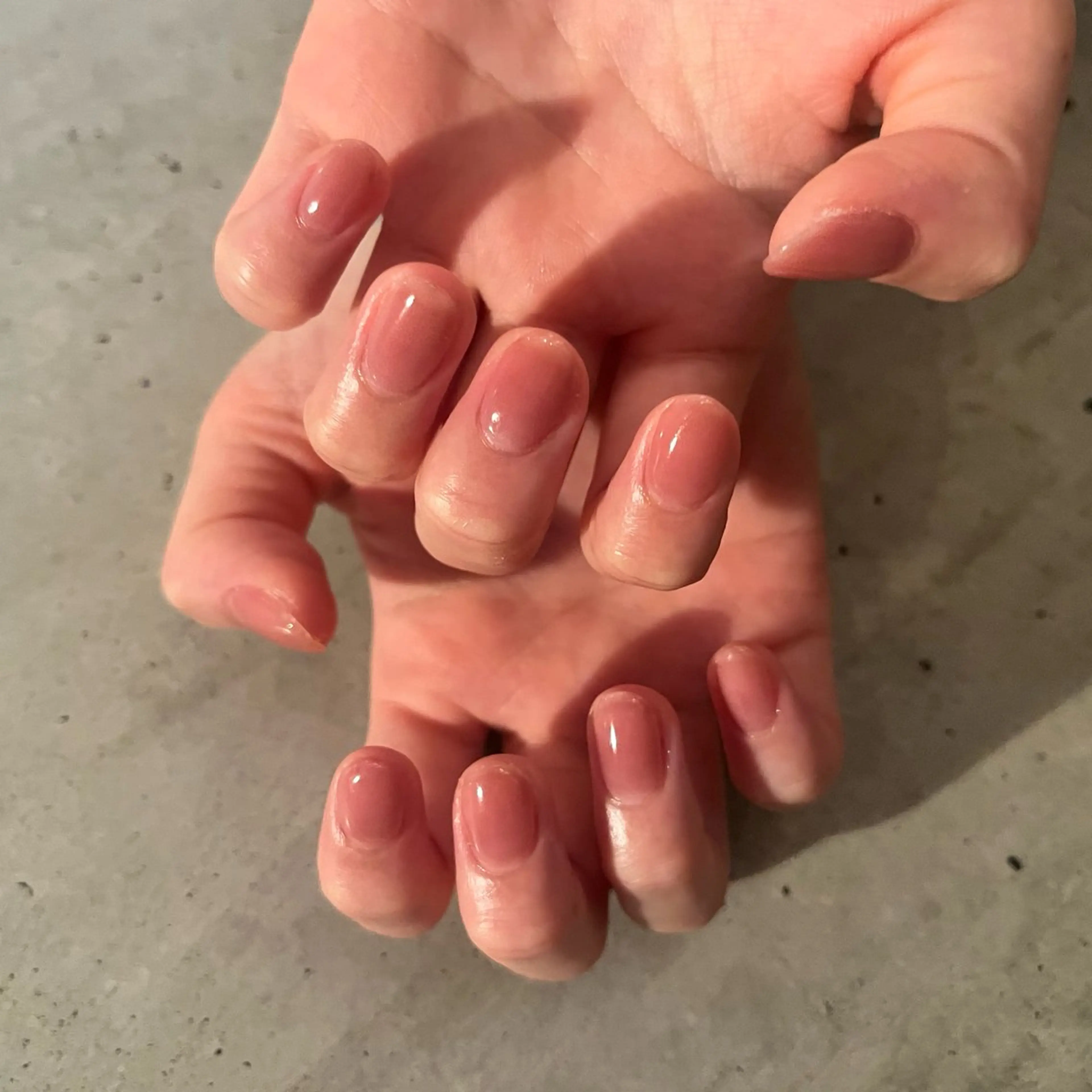 ネイル ジェルネイル ワンカラーネイル パラジェル ハンドネイル DariL Ayaのネイルデザイン