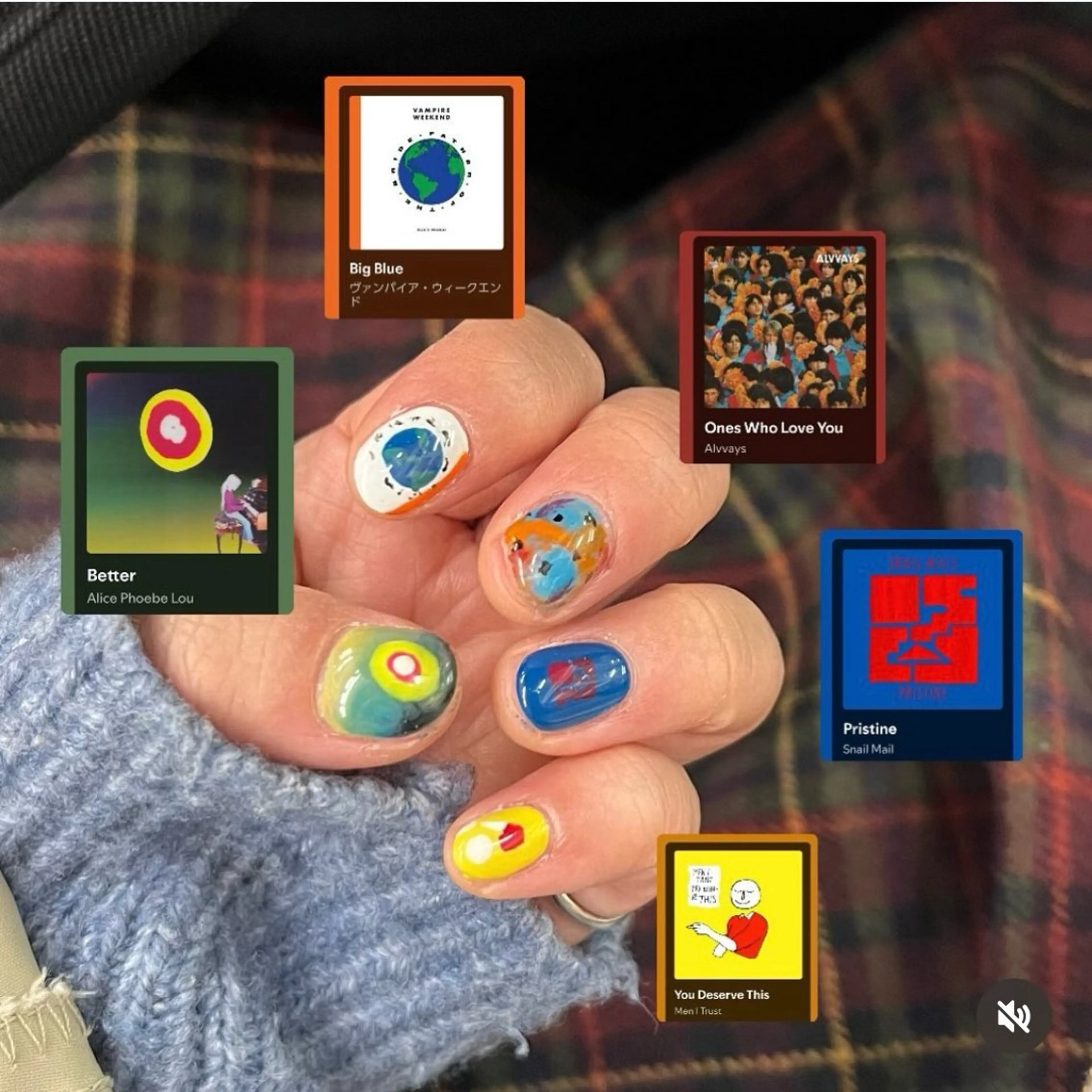 ミニモ限定価格🪩画像から10本おまかせネイル🧠🎶🥣の写真