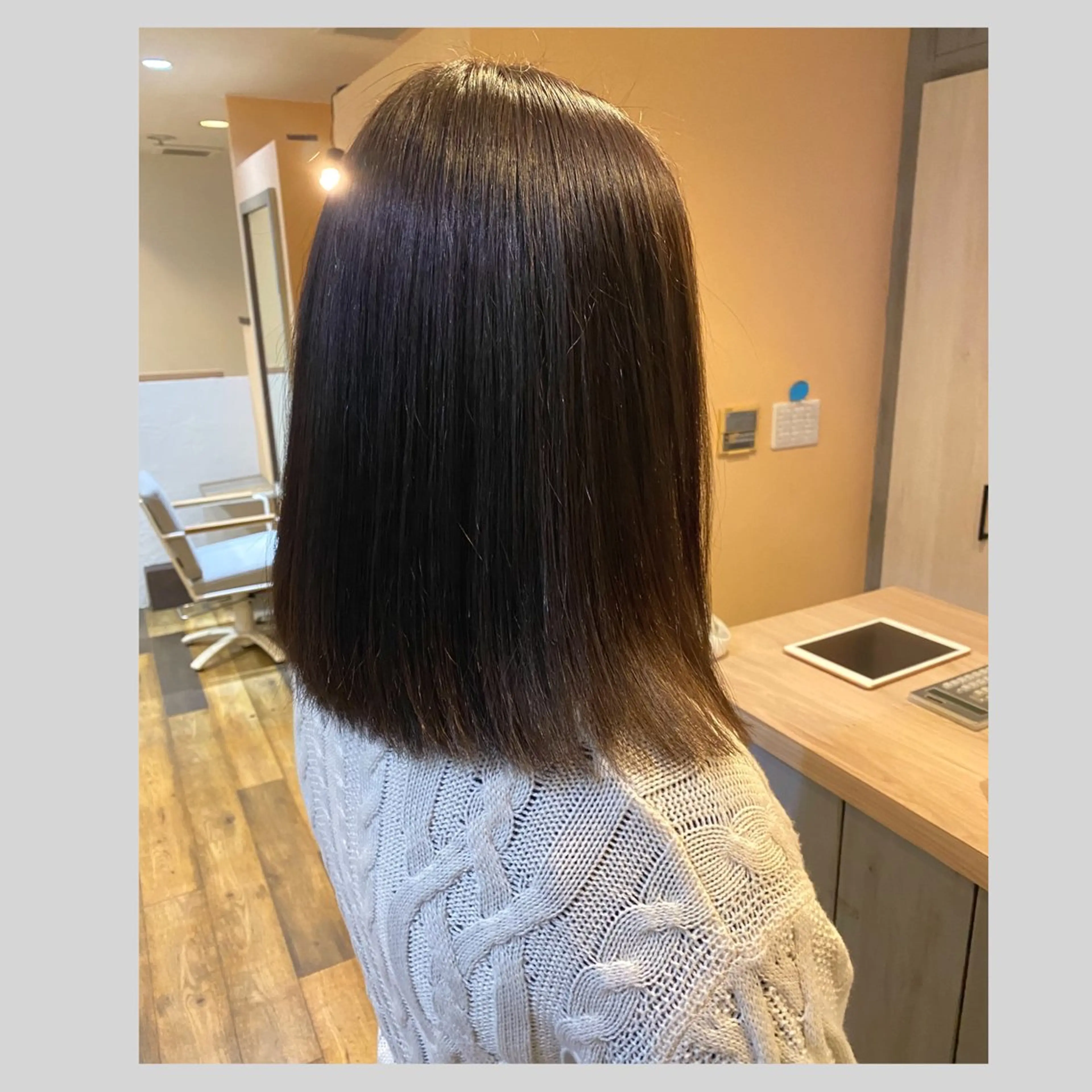 カラー アッシュ 佐藤 沙也輝のヘアスタイル