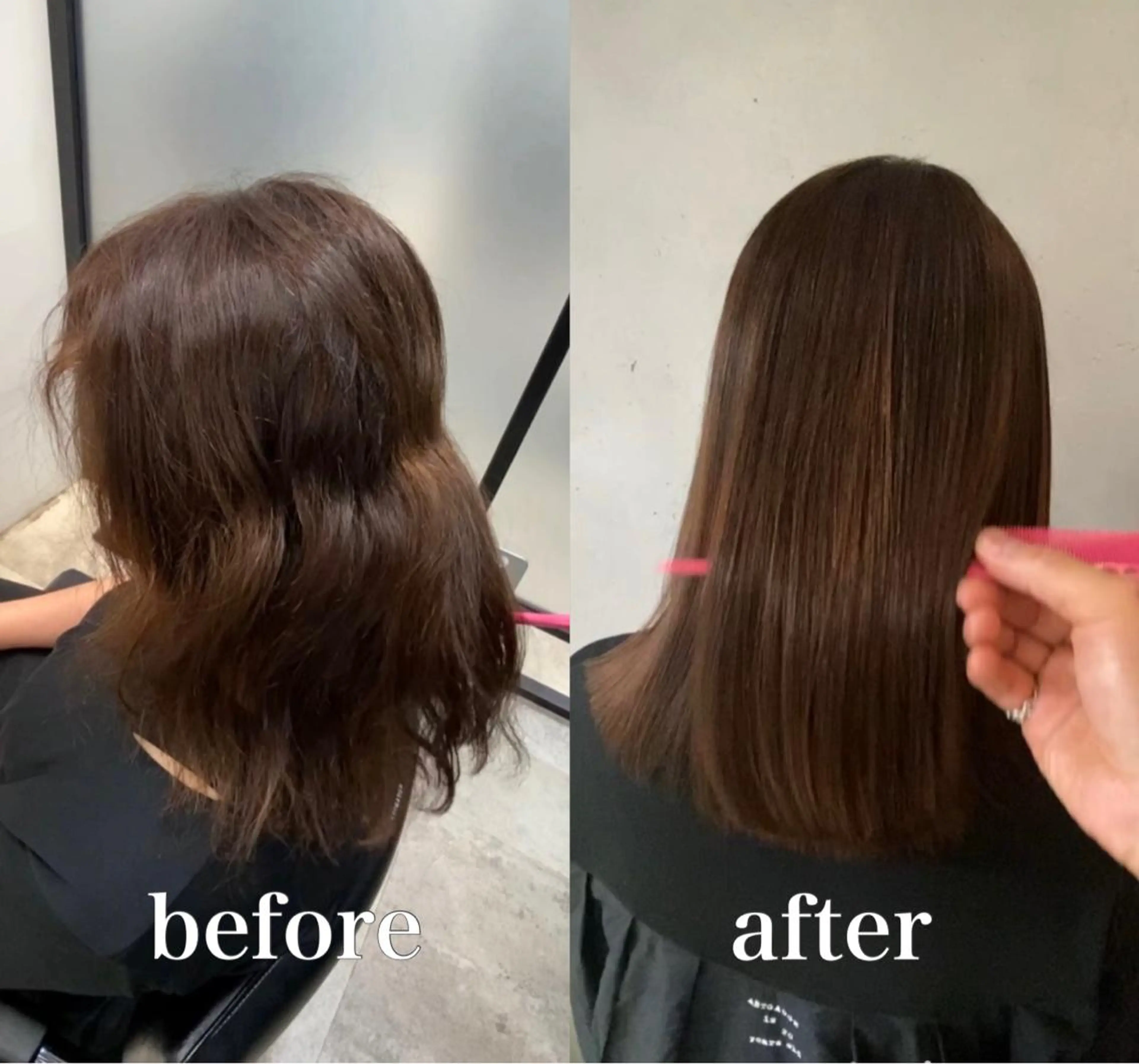 セミロング 髪質改善 髪質改善/縮毛矯正 /naokiのヘアスタイル