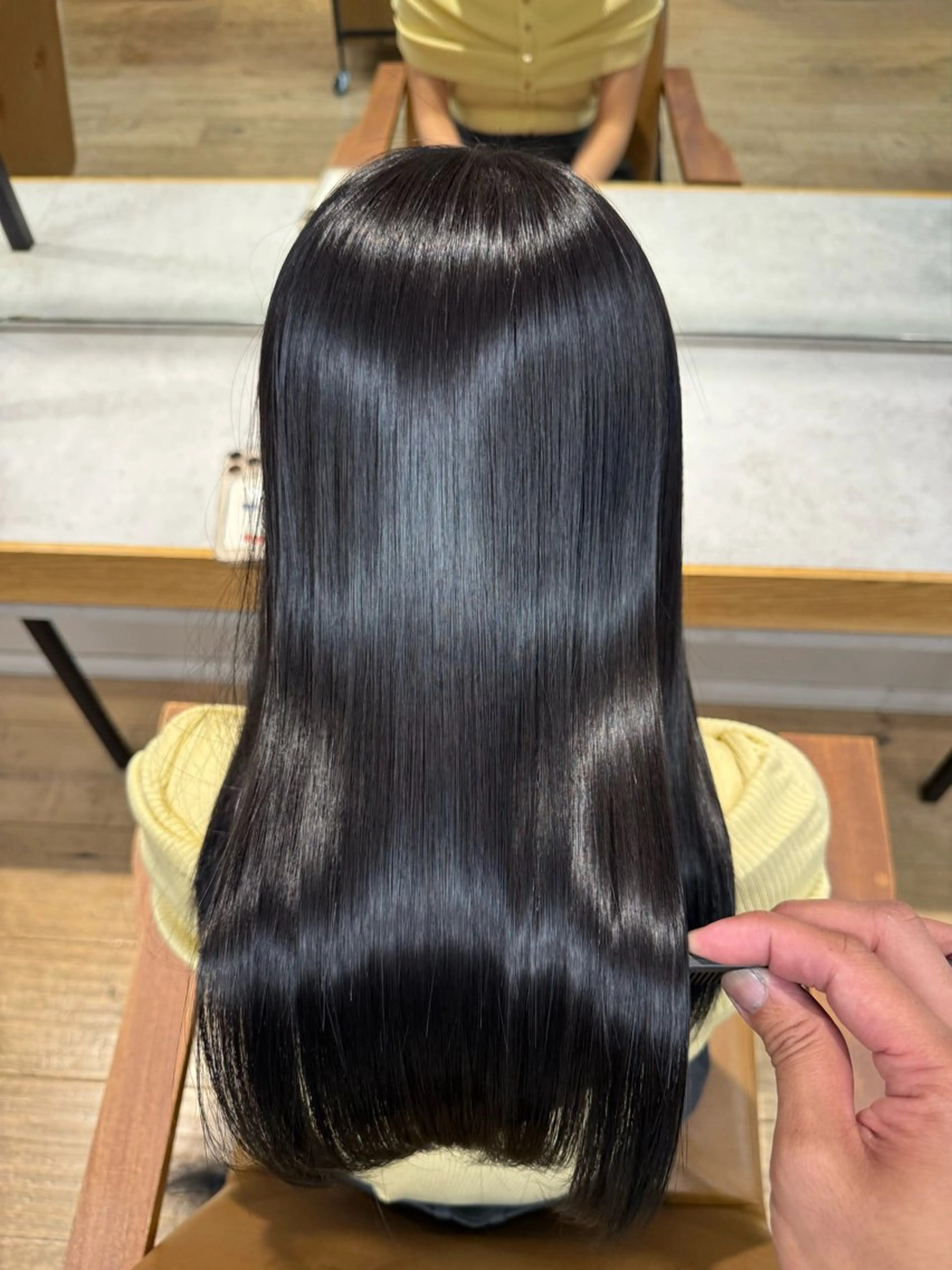 ロング カラー 吉田 裕太朗のヘアスタイル