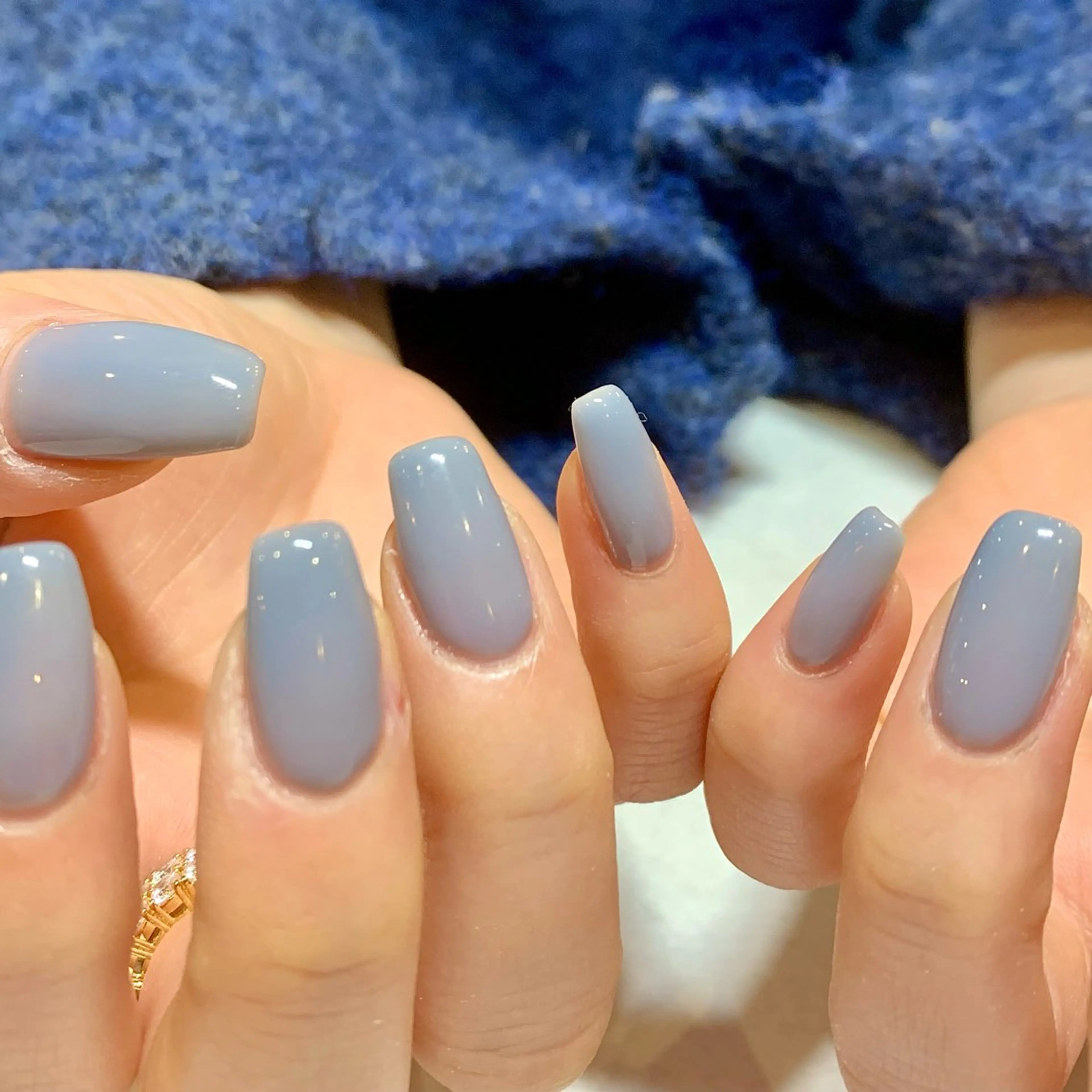 ネイル 0203ムニムサン 💙Sayakaのネイルデザイン