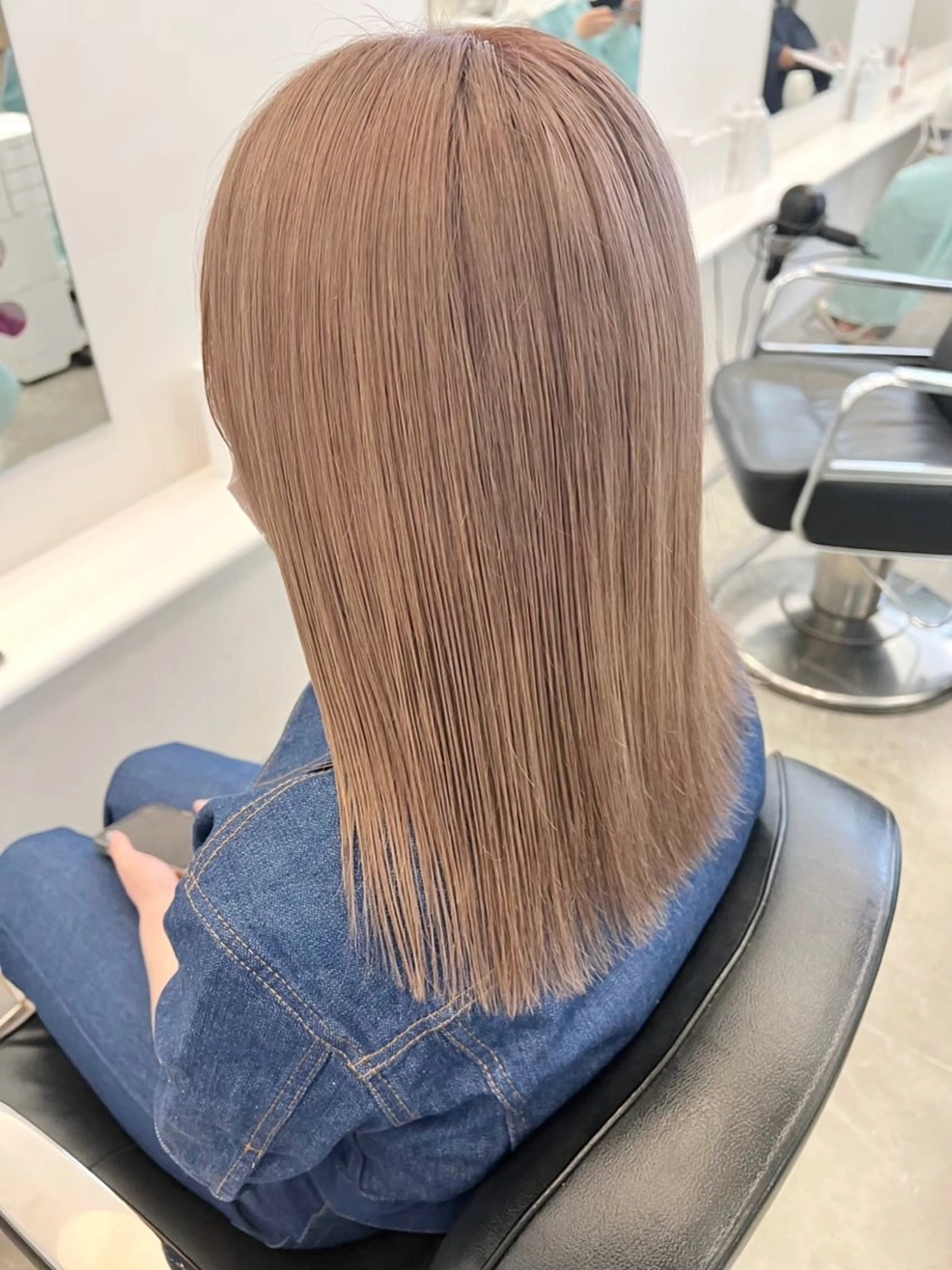 ダメージレスハイトーンカラー【care bleach 】+【 Aujua 4step treatment 】の写真