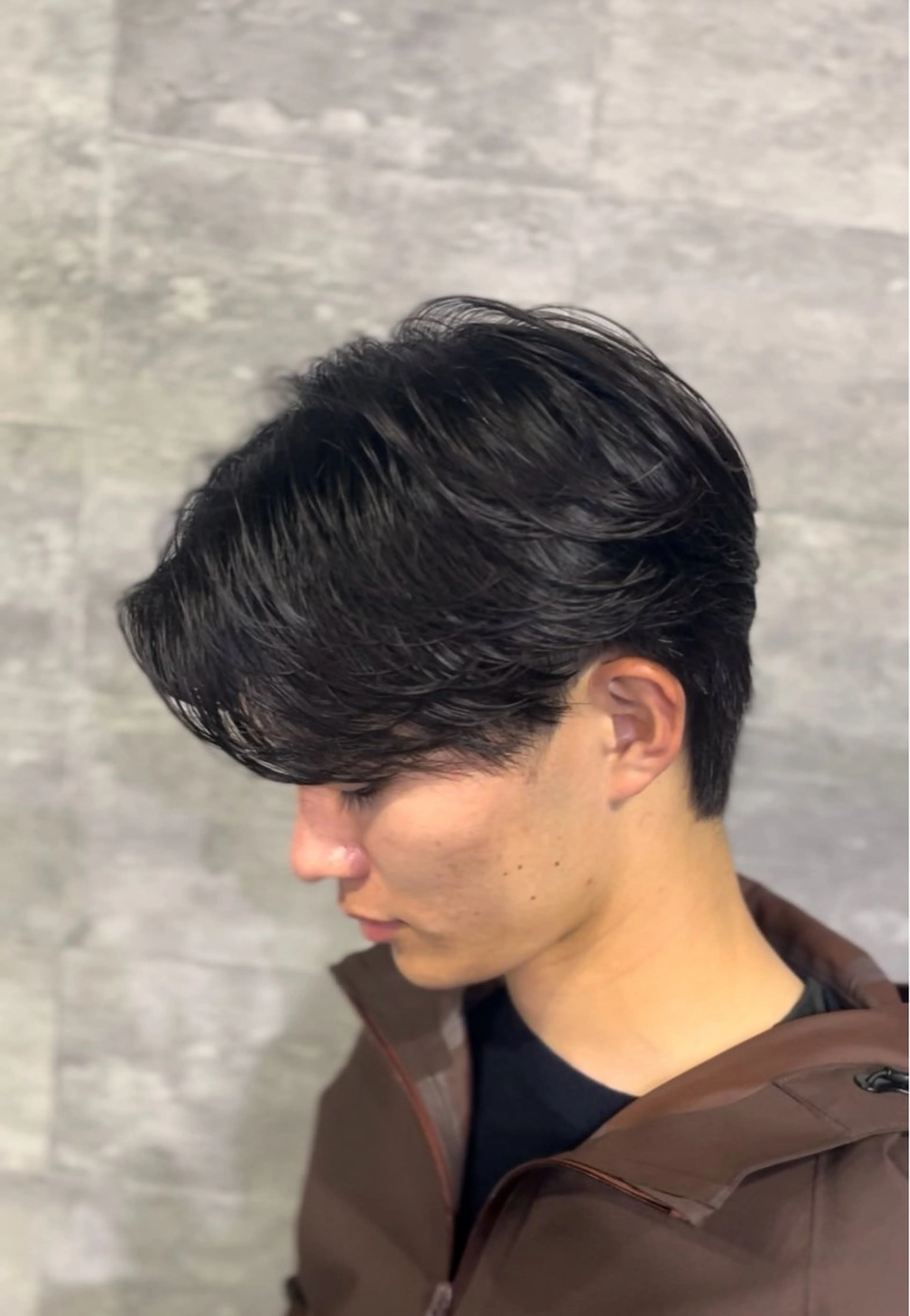 ショート パーマ メンズ カット パーマ Mens salon Ano.所属・石田 大成のヘアスタイル