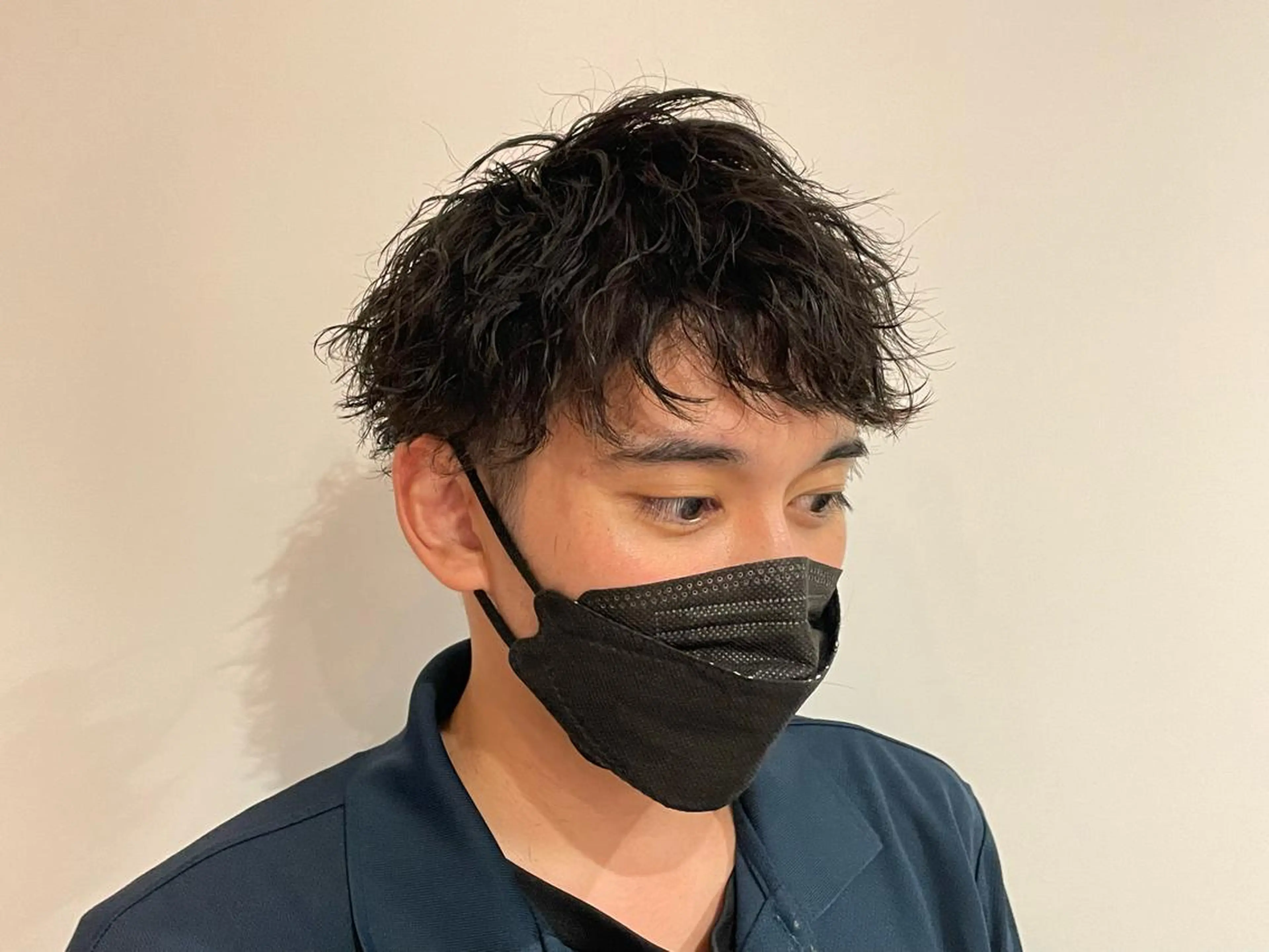 パーマ メンズ カット パーマ トリートメント 前川 海斗のヘアスタイル