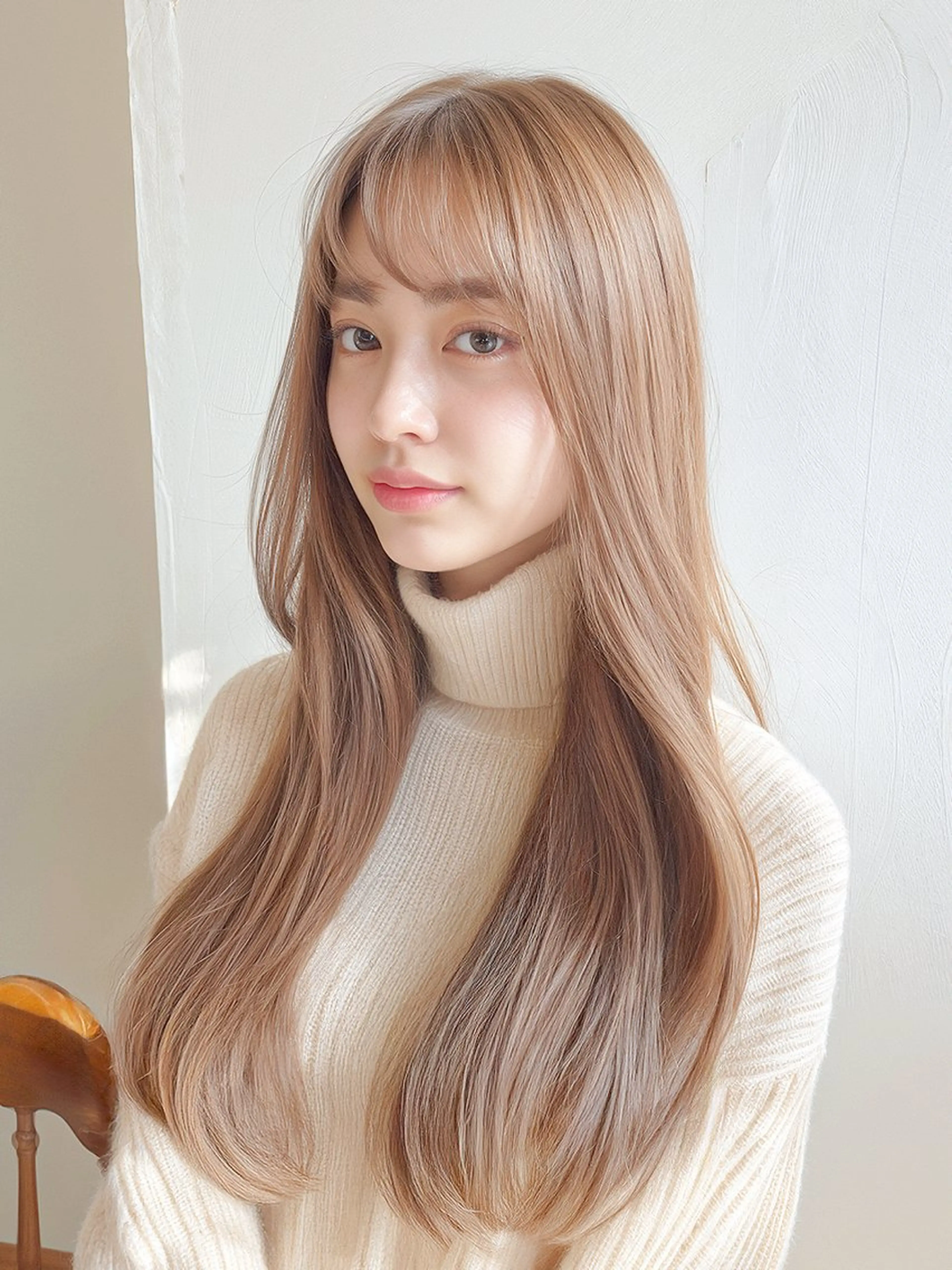 ロング 美人髪 ラボのヘアスタイル