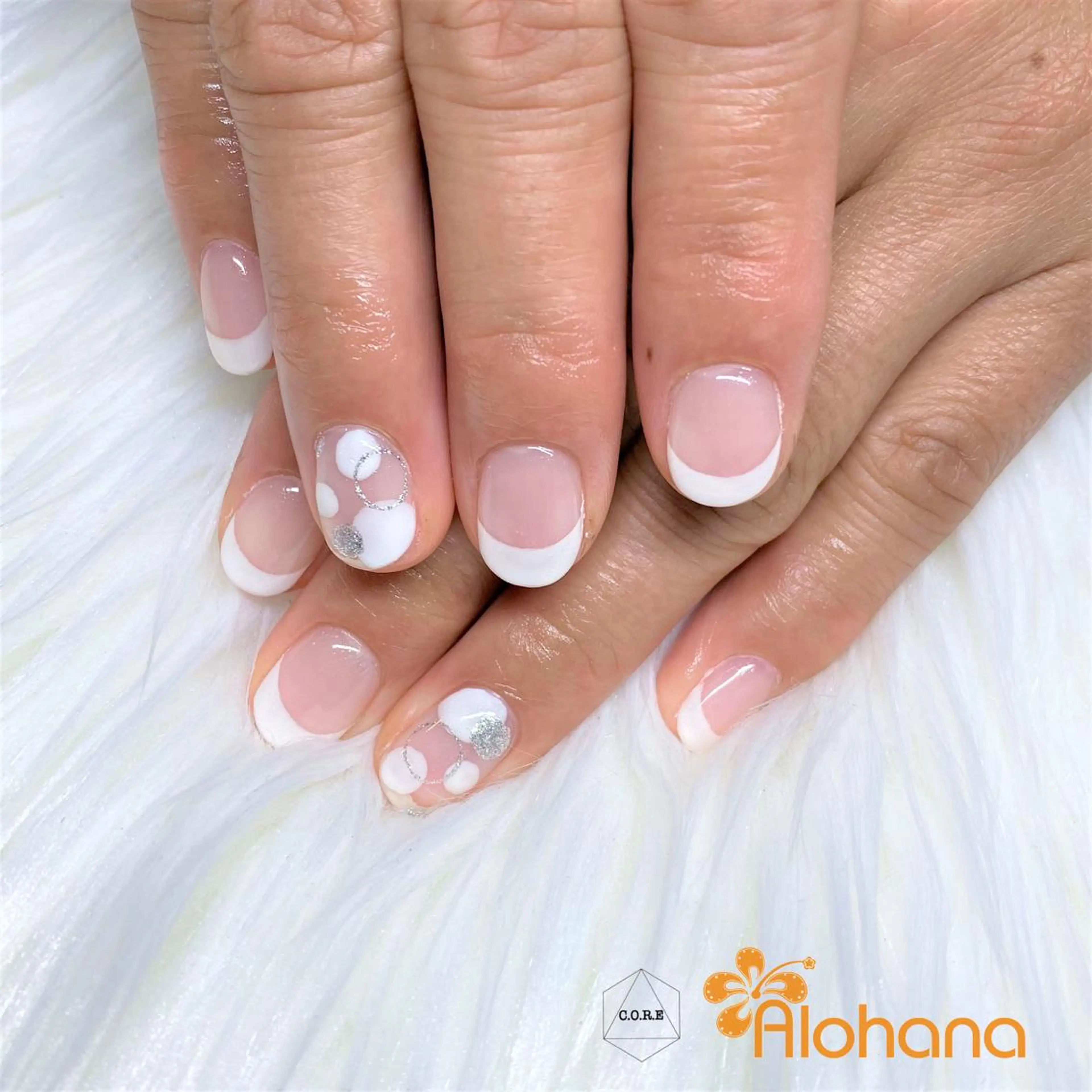 ネイル ドット ハンドネイル Alohana Minaのネイルデザイン