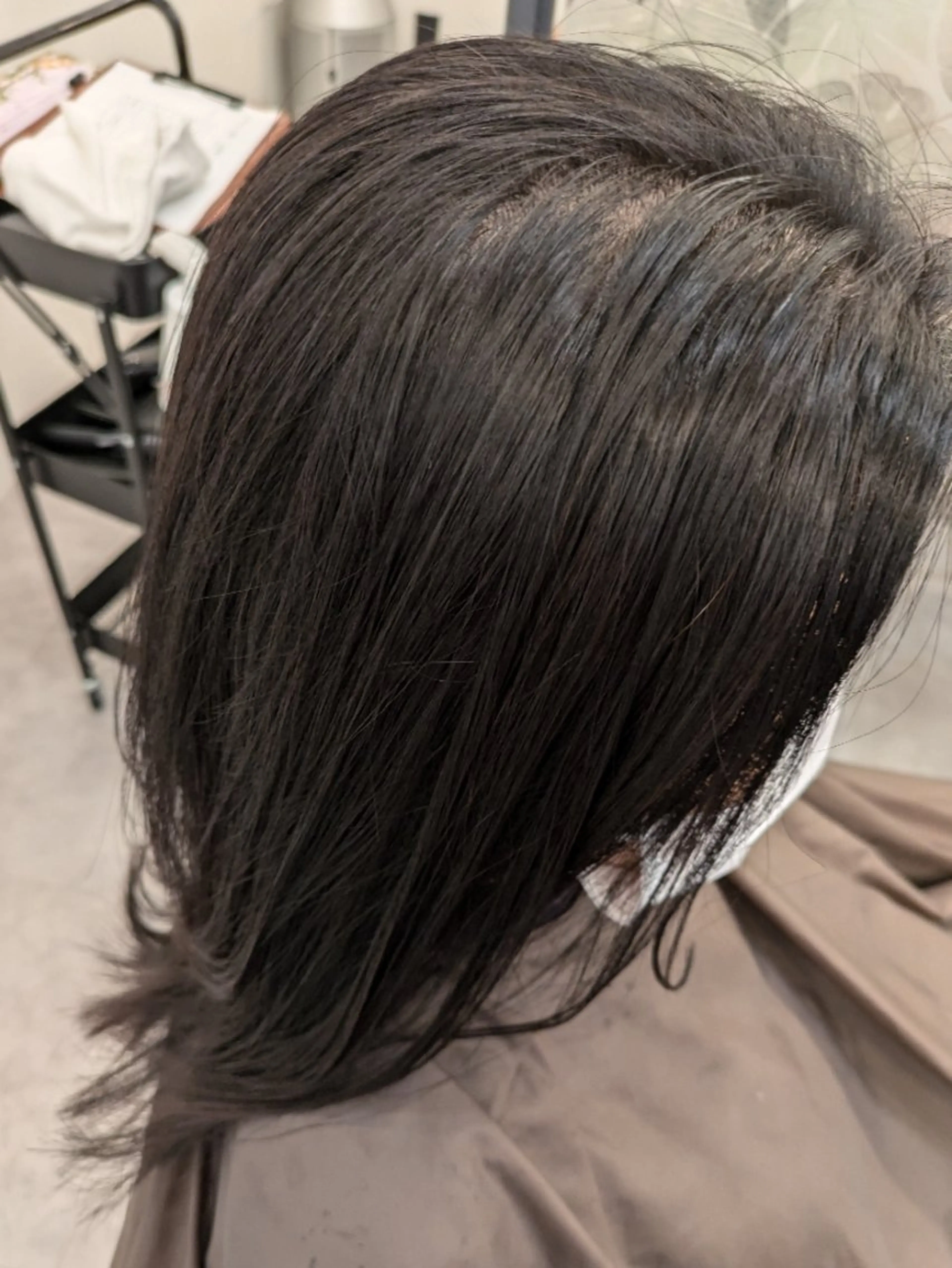 ミセスカット+白髪染めの写真