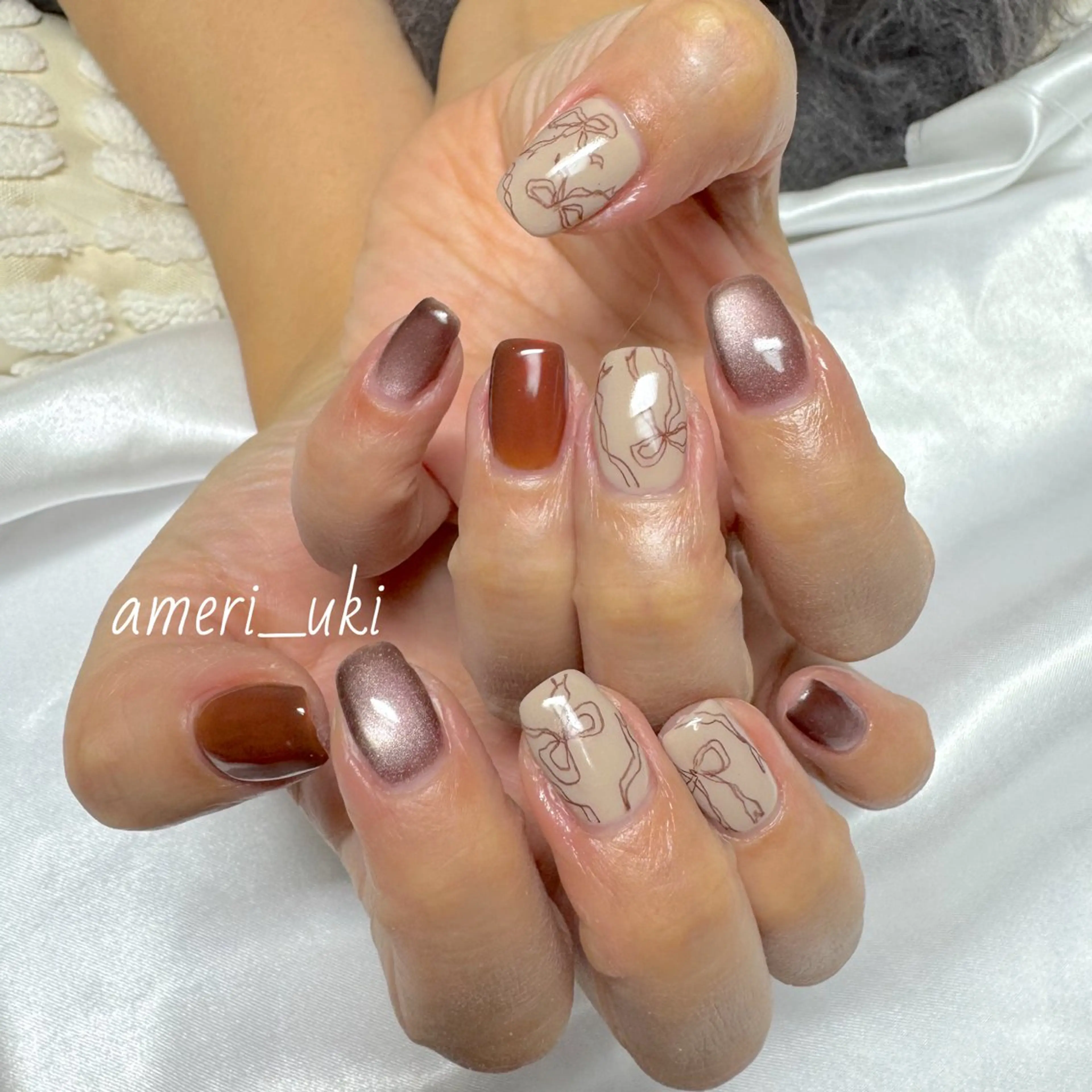 ネイル ハンドネイル Ameri nail /UKIのネイルデザイン
