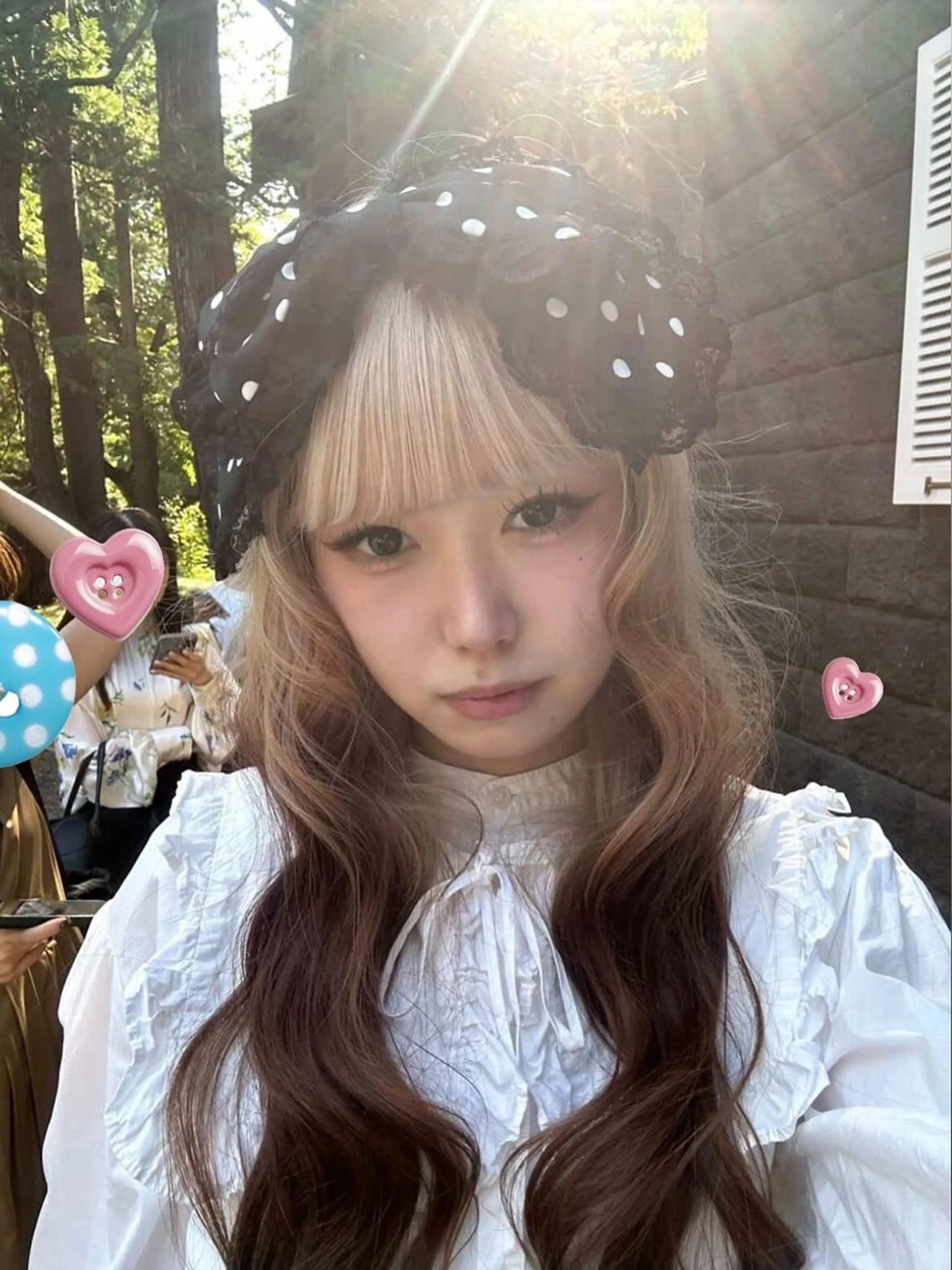 ロング カラー 岩元 愛美のヘアスタイル