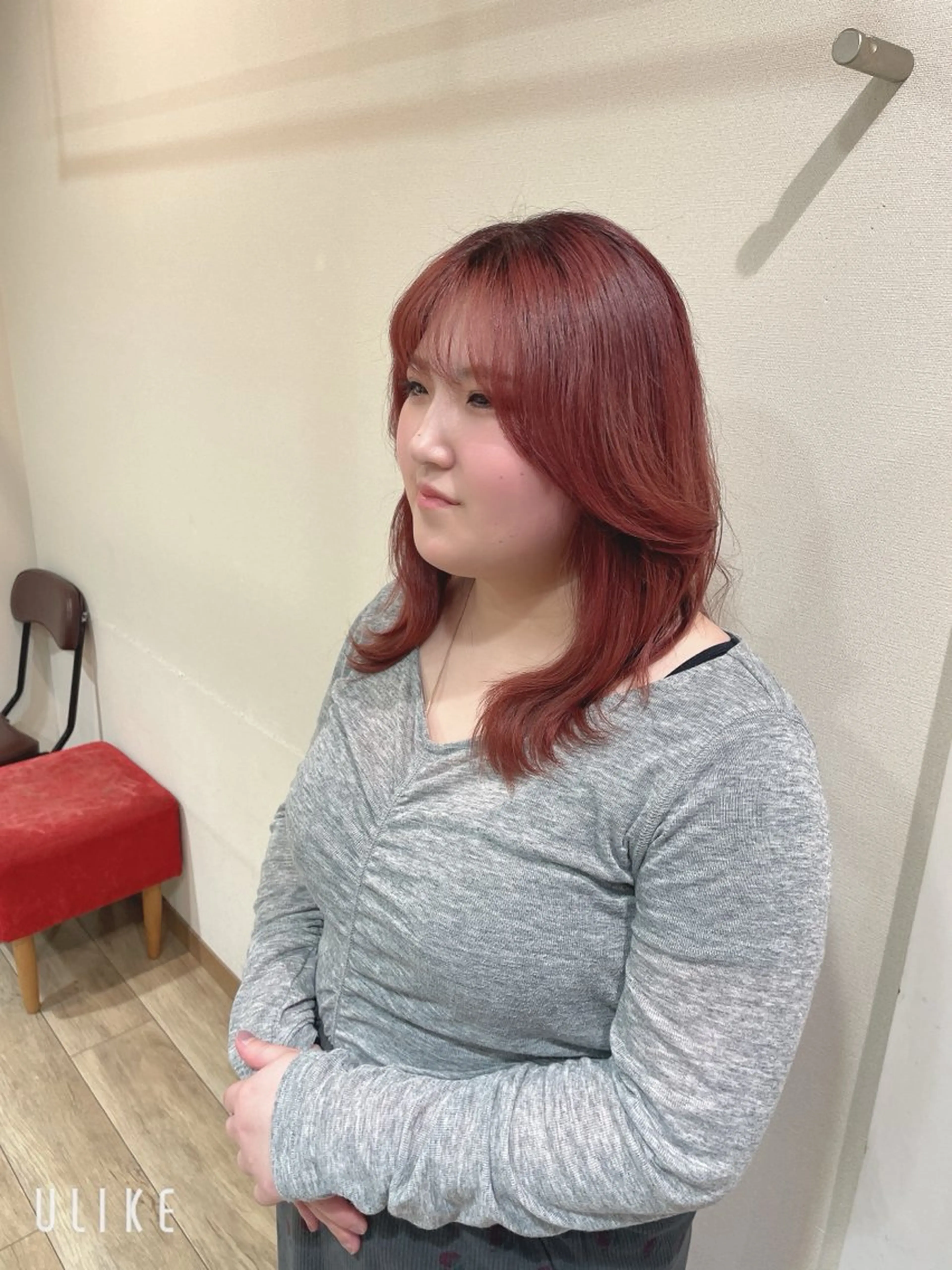 ミディアム カラー ヘアカラー トリートメント 韓国レイヤー🎀/ 顔周り特化🎀/豊田のヘアスタイル