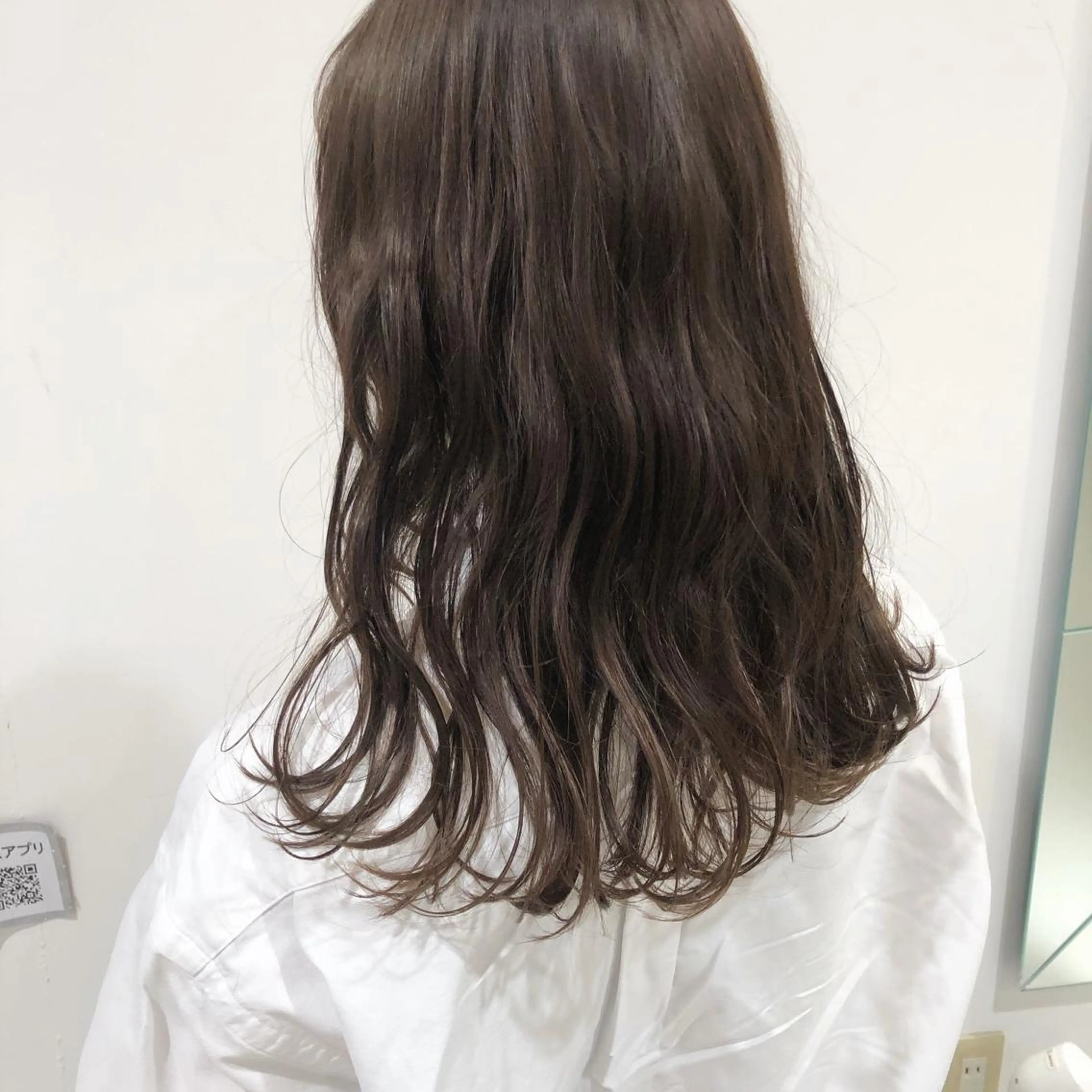 セミロング カラー ベージュカラー オリーブベージュ カット ヘアカラー トリートメント ヘアセット ヤマモト マイのヘアスタイル