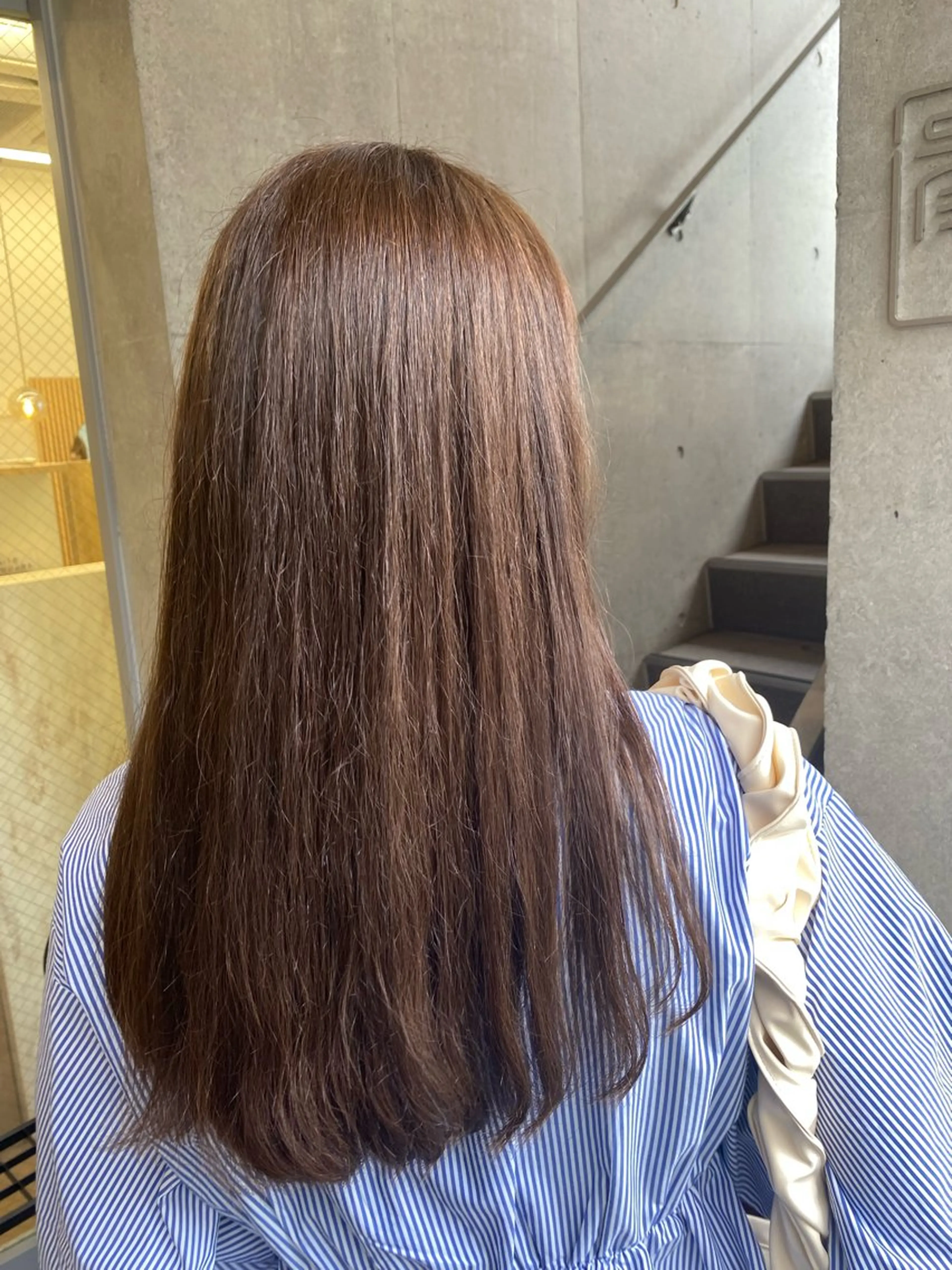 セミロング カラー ベージュカラー 🤎🧸 りなのヘアスタイル