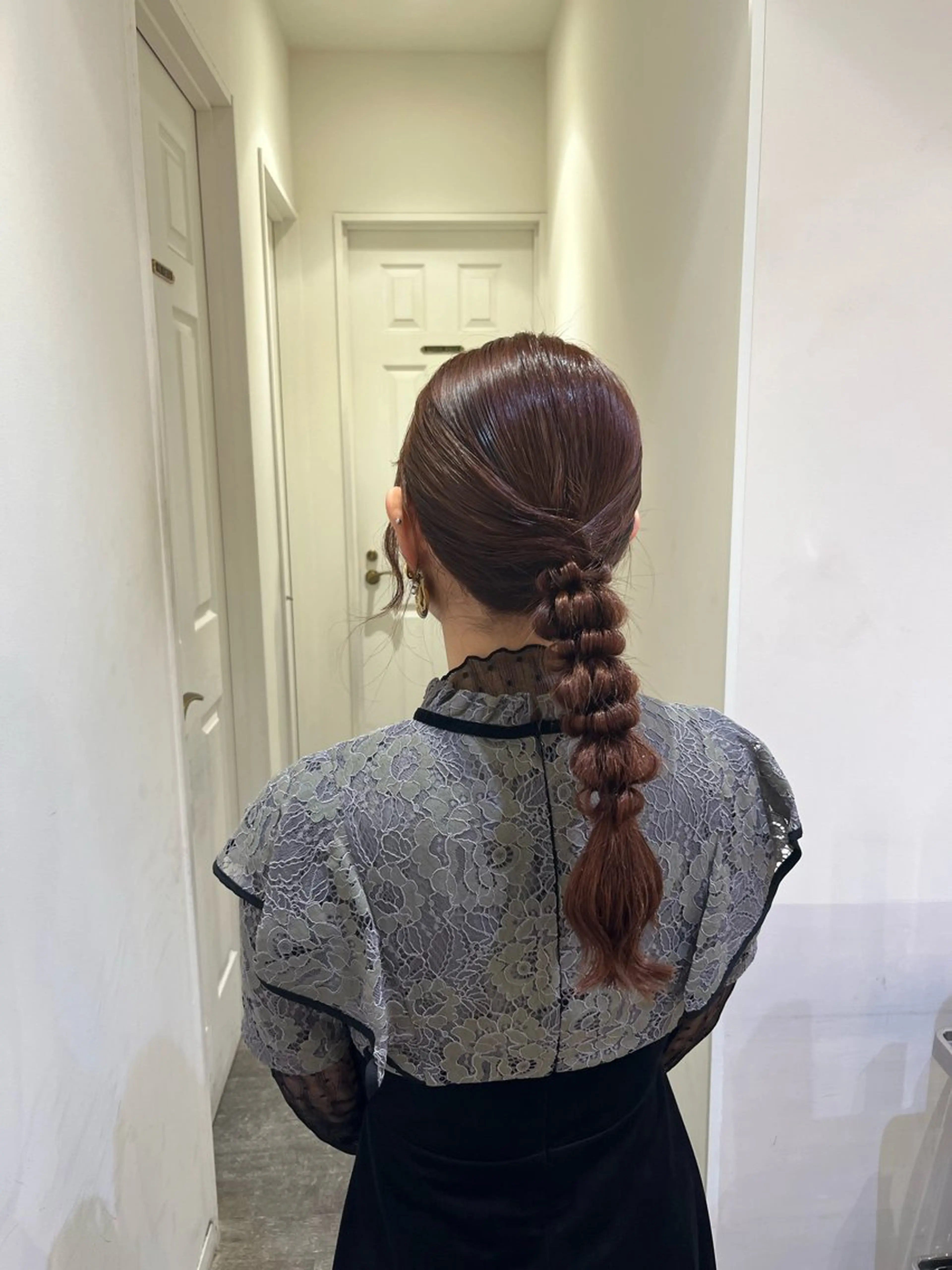ヘアアレンジ ヘアセット エクステ🎀 暖色カラー🎀amiのヘアスタイル