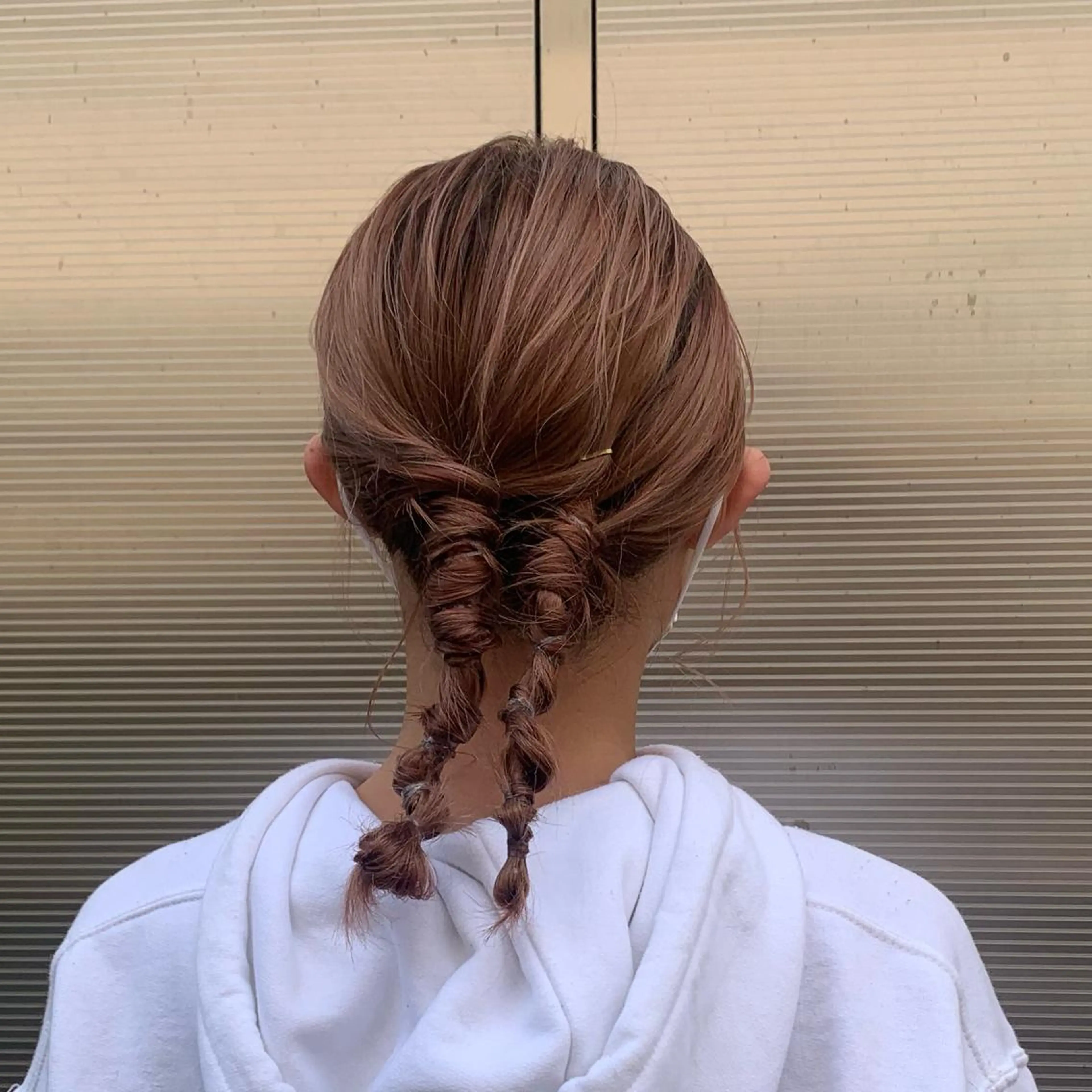 ミディアム カラー ヘアアレンジ 🎀オイダイラ モモカ🎀のヘアスタイル