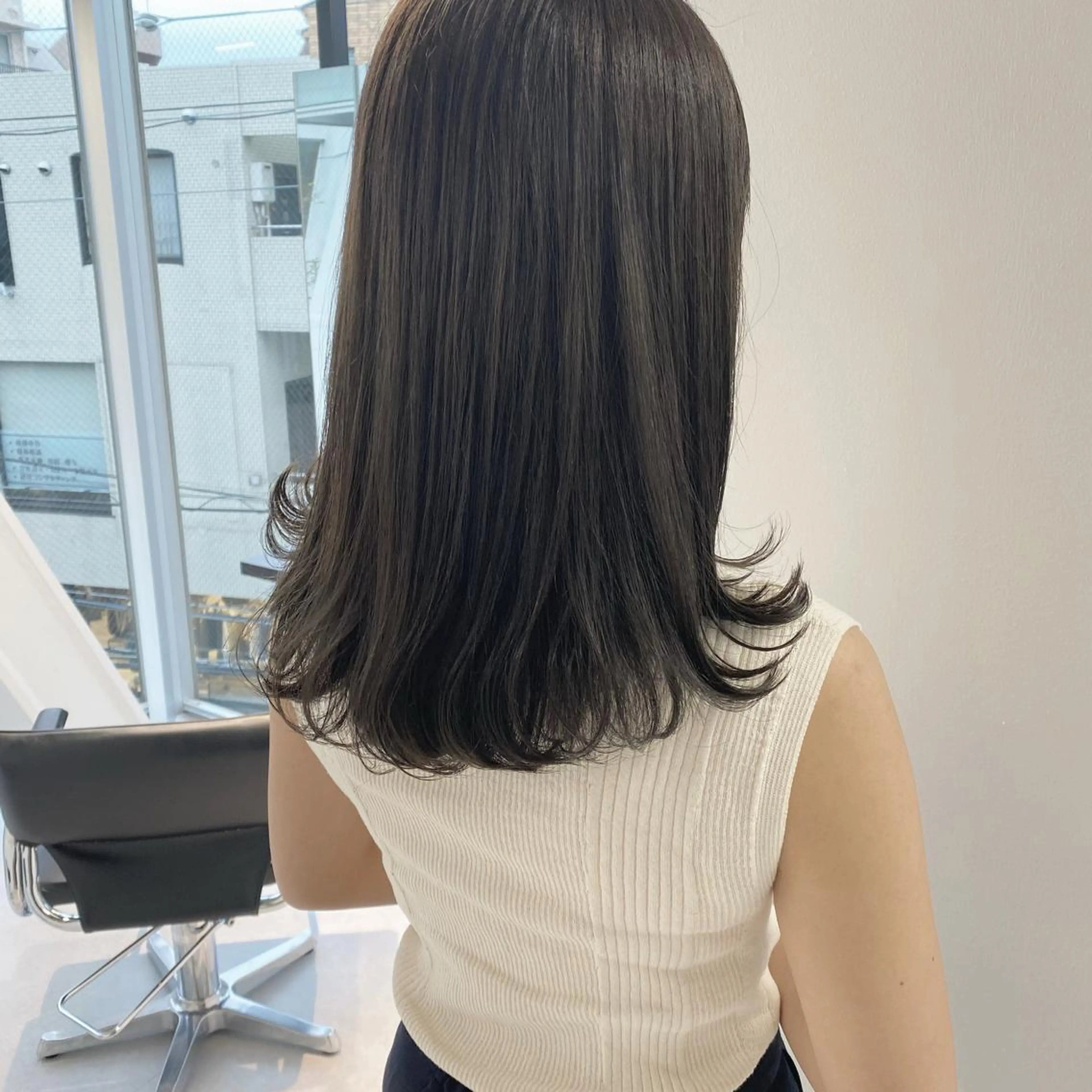 セミロング カラー ヘアカラー トリートメント マンツーマン半個室 tamuraのヘアスタイル