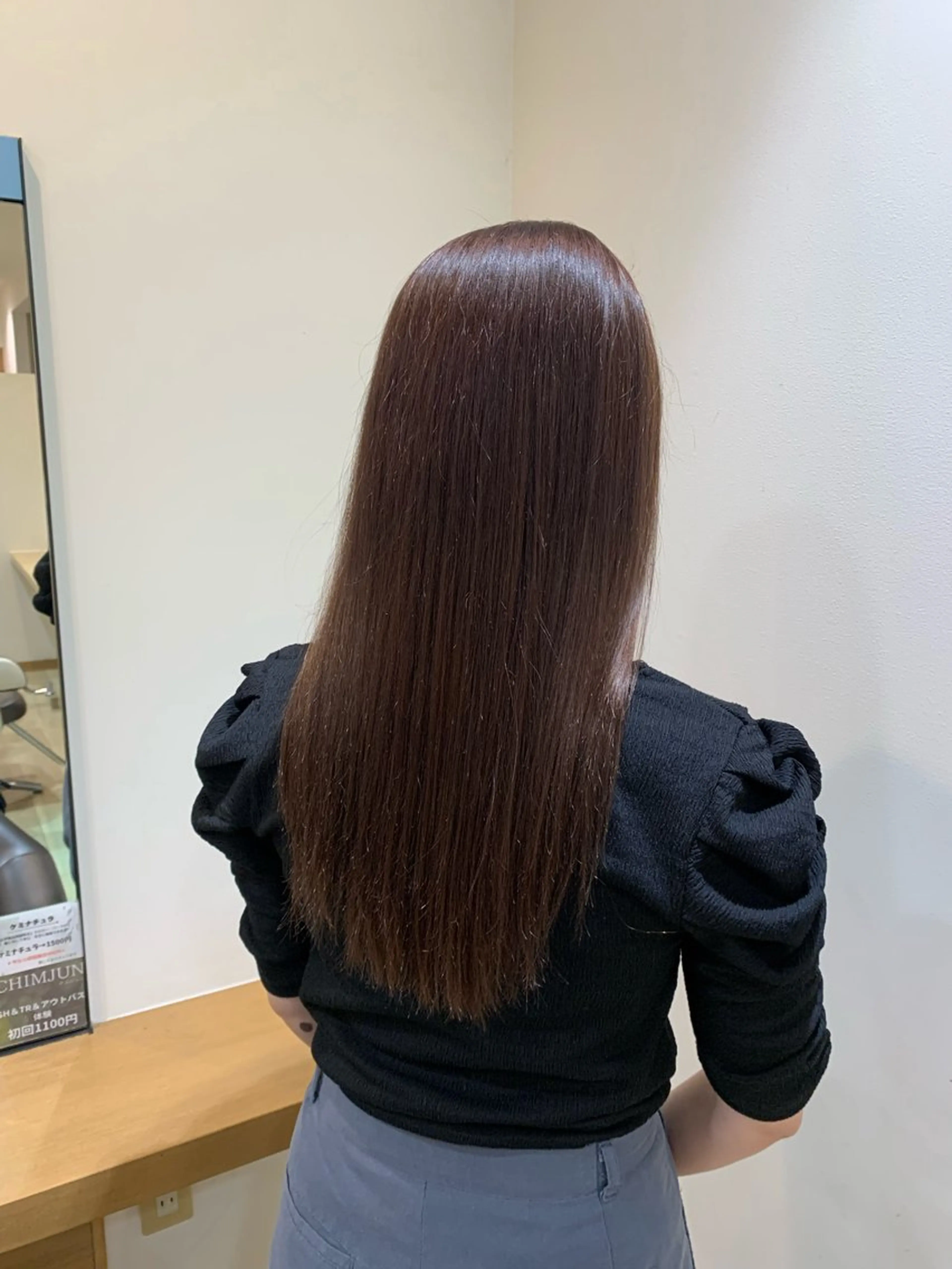 ロング カラー ブラウンカラー 透明感カラー 🫧似合わせ カラー /縮毛矯正🎀みずきのヘアスタイル