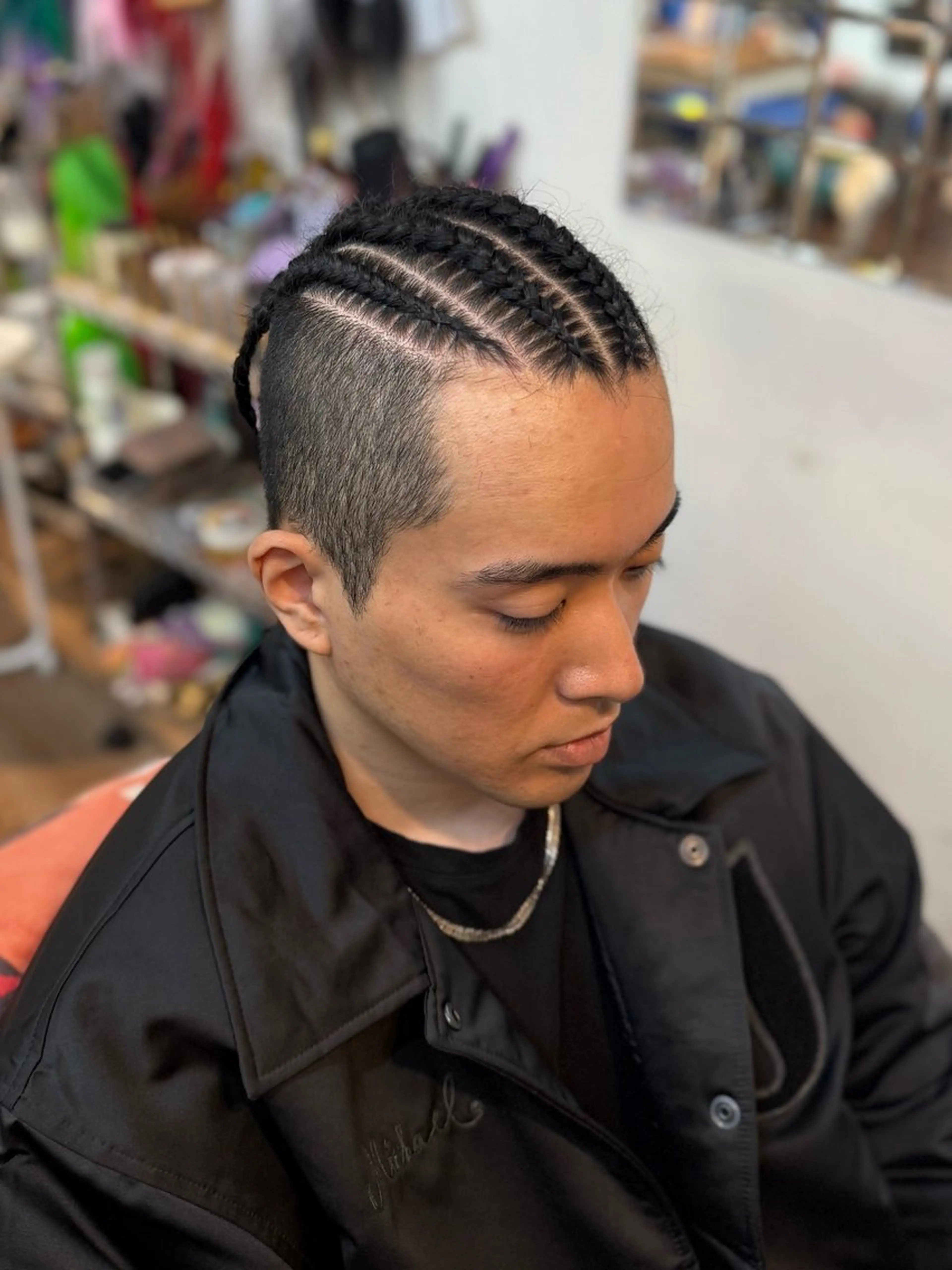 ミディアム ヘアアレンジ メンズ ヘアセット scamp⭐️ さくらのヘアスタイル