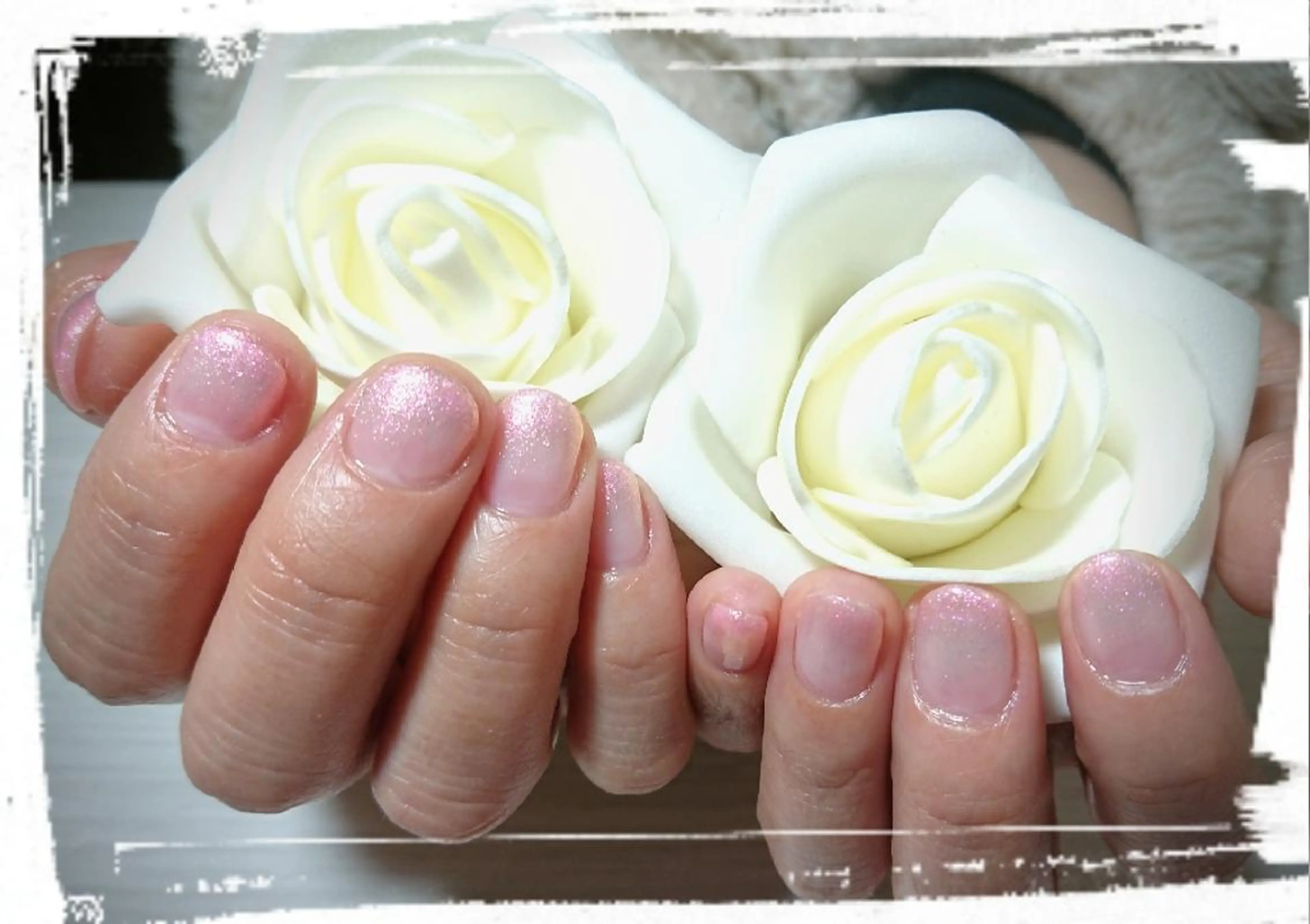 ネイル グラデーション ピンク ハンドネイル 林 珠里のネイルデザイン