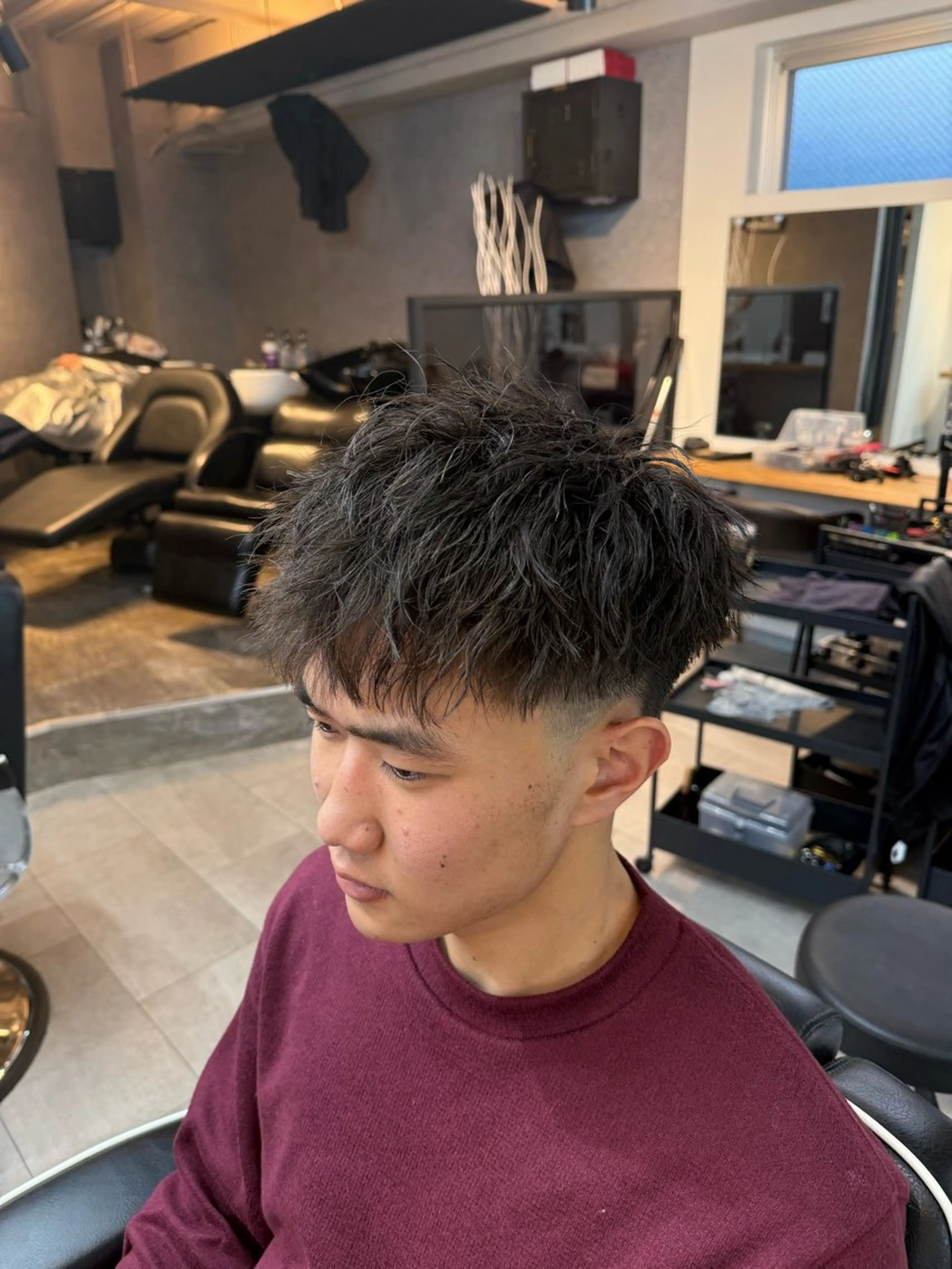 メンズ カット 直毛改善特化美容師/ 大森雄貴のヘアスタイル