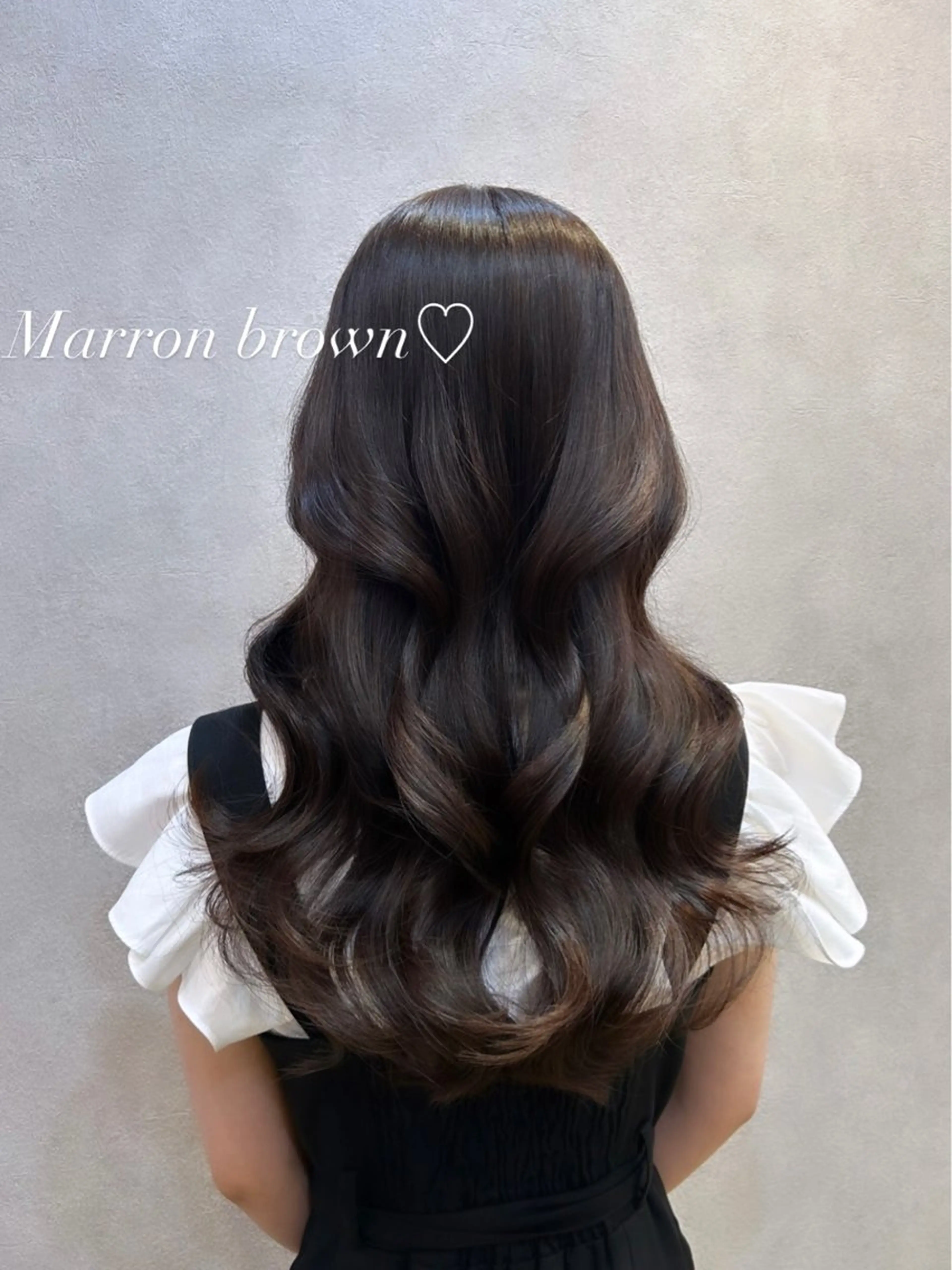 ロング カラー ヘアアレンジ ブラウンカラー 透明感カラー マロンブラウン 韓国風ヘア レイヤーカット 🩷韓国ヘア/ヨシン モリ🩷Maikaのヘアスタイル