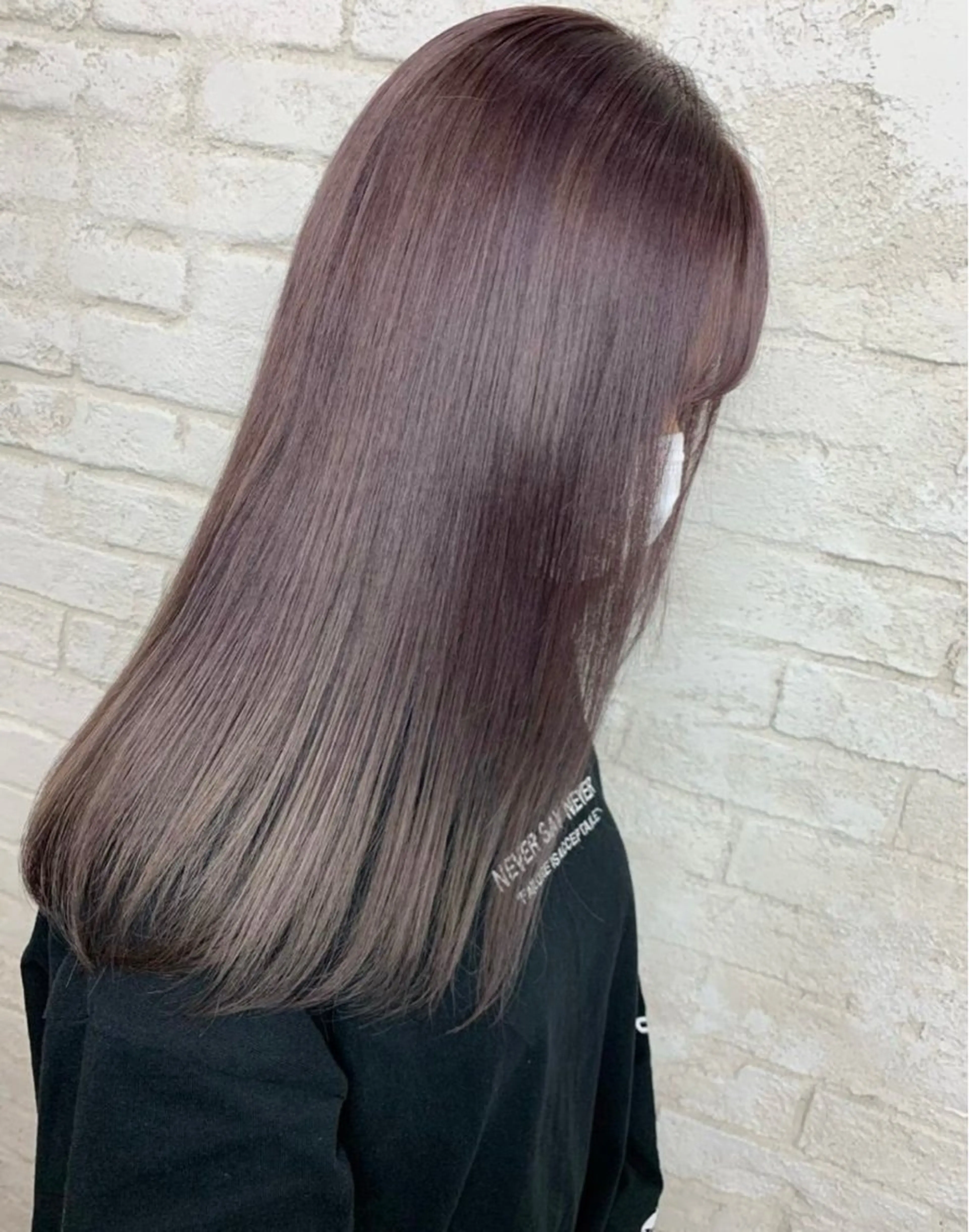 🤍🖤カット➕オーガニックブラウンカラー➕2STEPトリートメント🫧🖤‎🤍8800→7700の写真