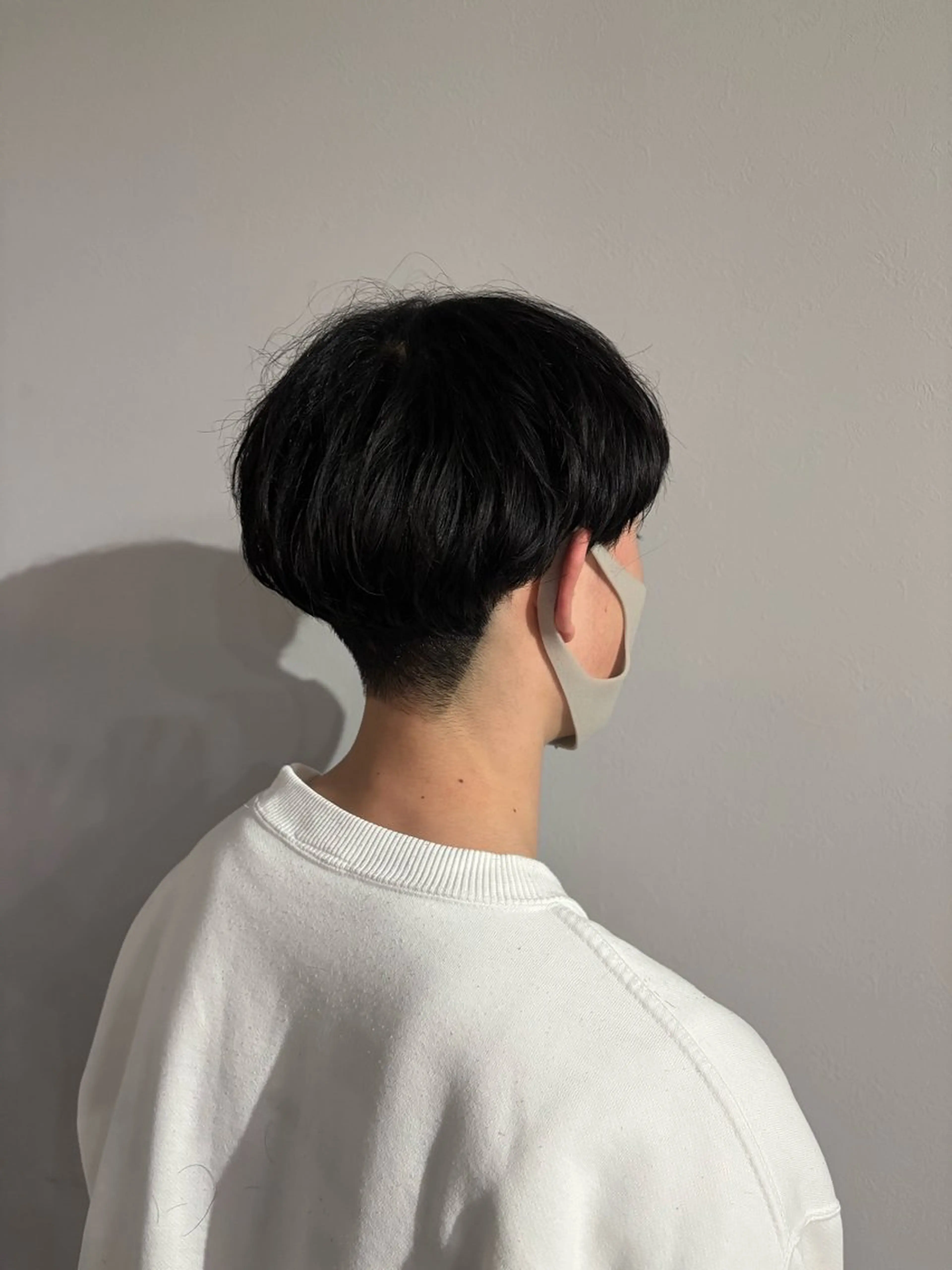 ショート メンズ マッシュ 淀 小南津のヘアスタイル