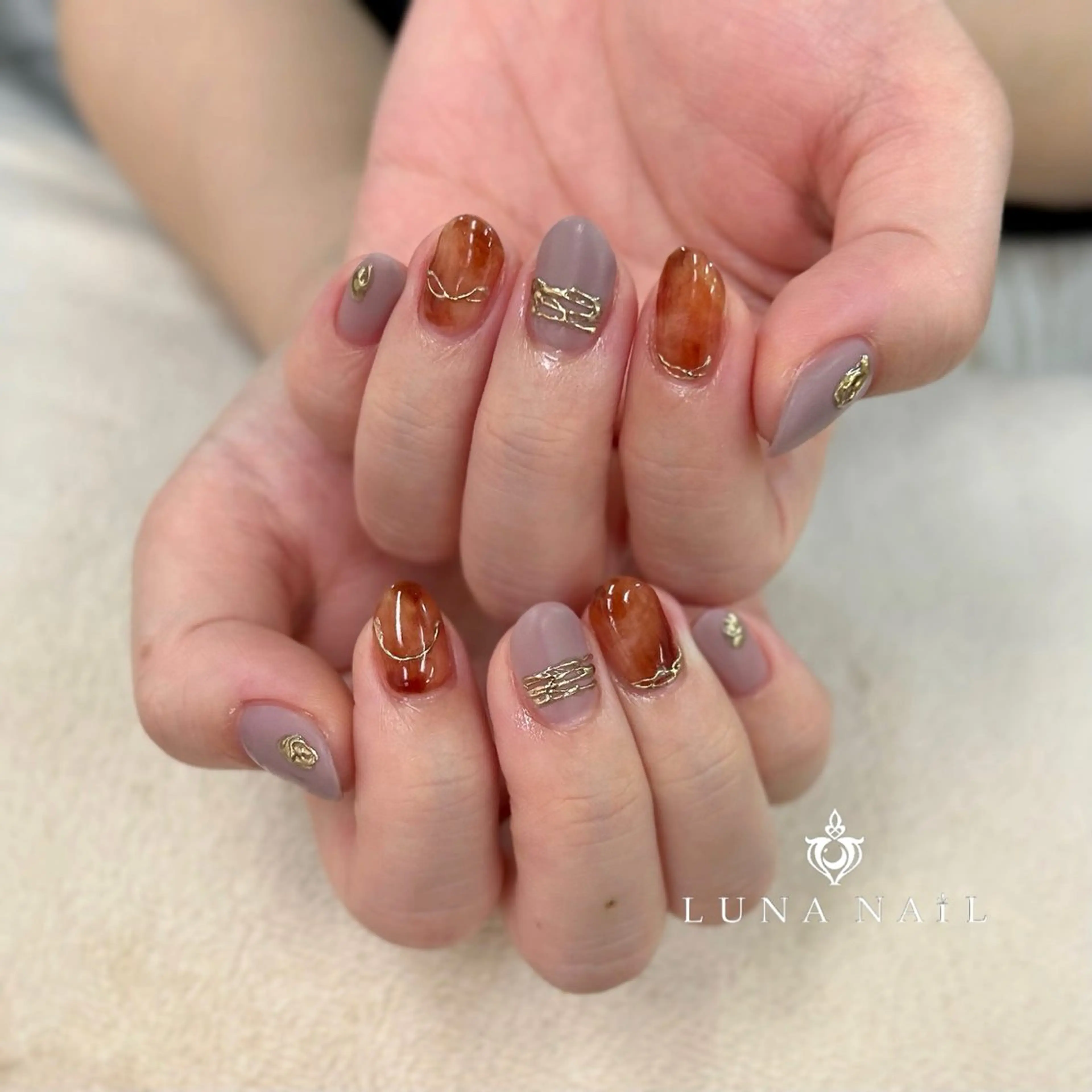 ネイル ハンドネイル アトリエ　ミモザ所属・いまむら あかりのネイルデザイン