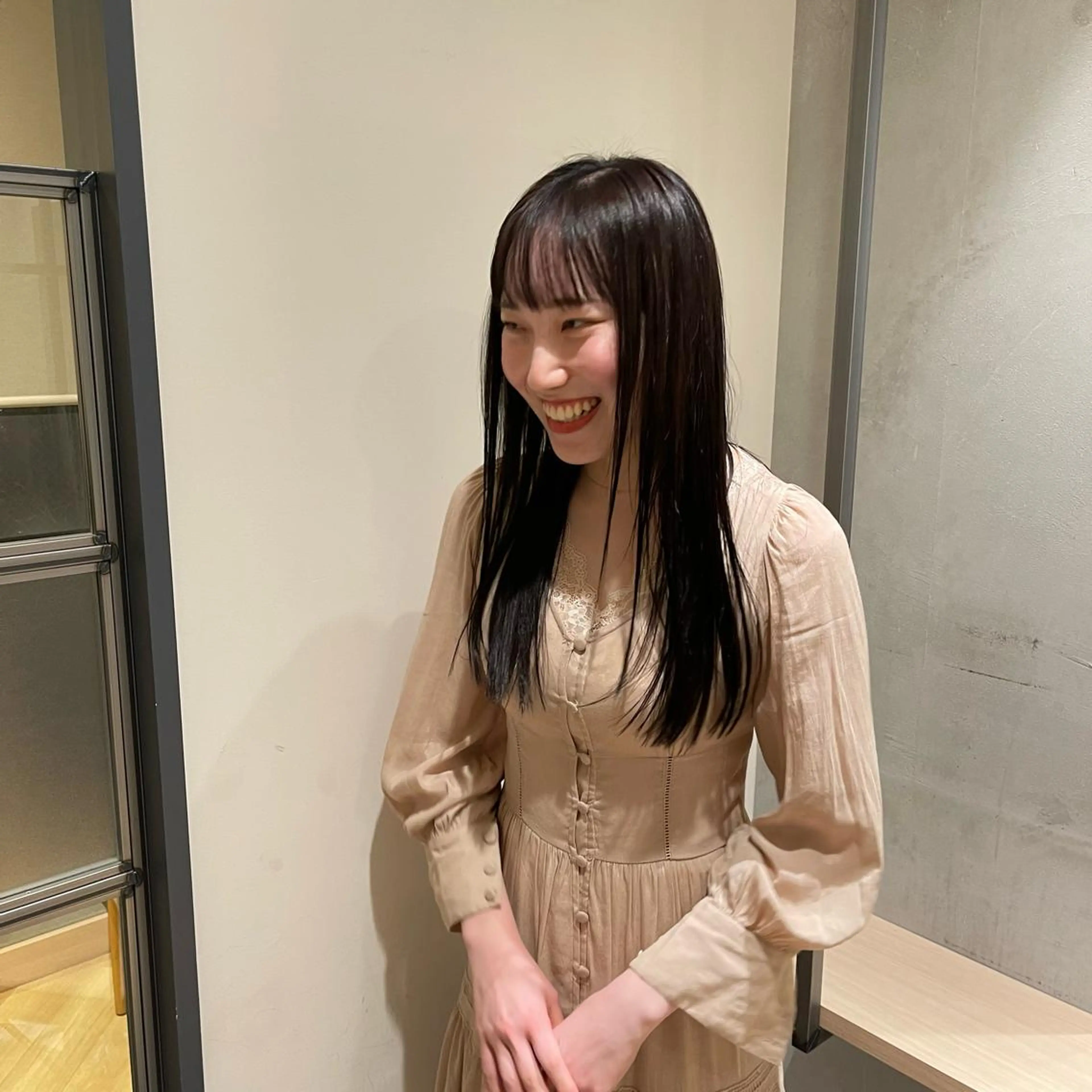 ロング カラー 高井瑠華🌼 ストカールカット特化のヘアスタイル