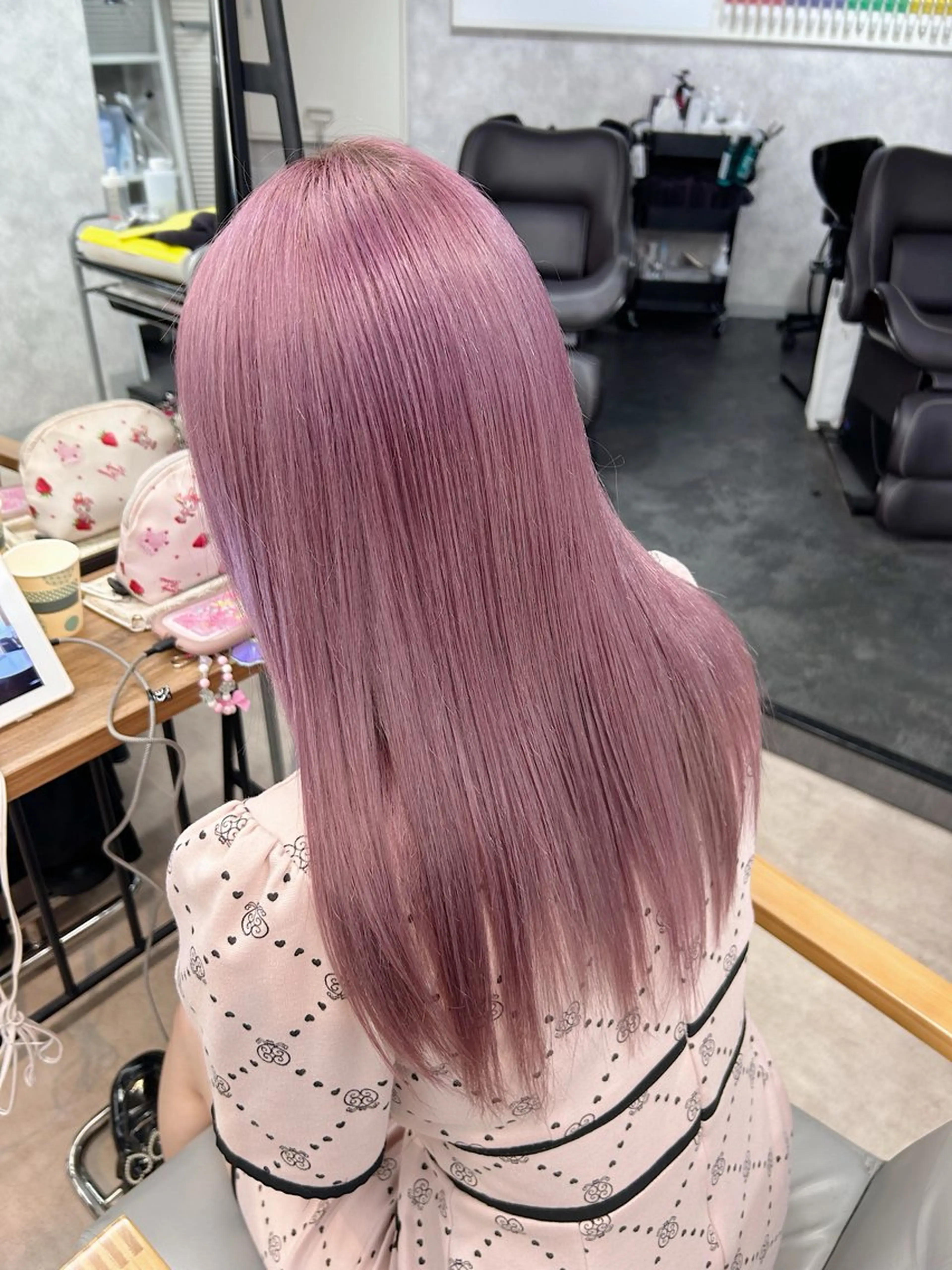 セミロング カラー カット ヘアカラー トリートメント 💕ブリーチ/ヘアメ 🎀YUUKAのヘアスタイル