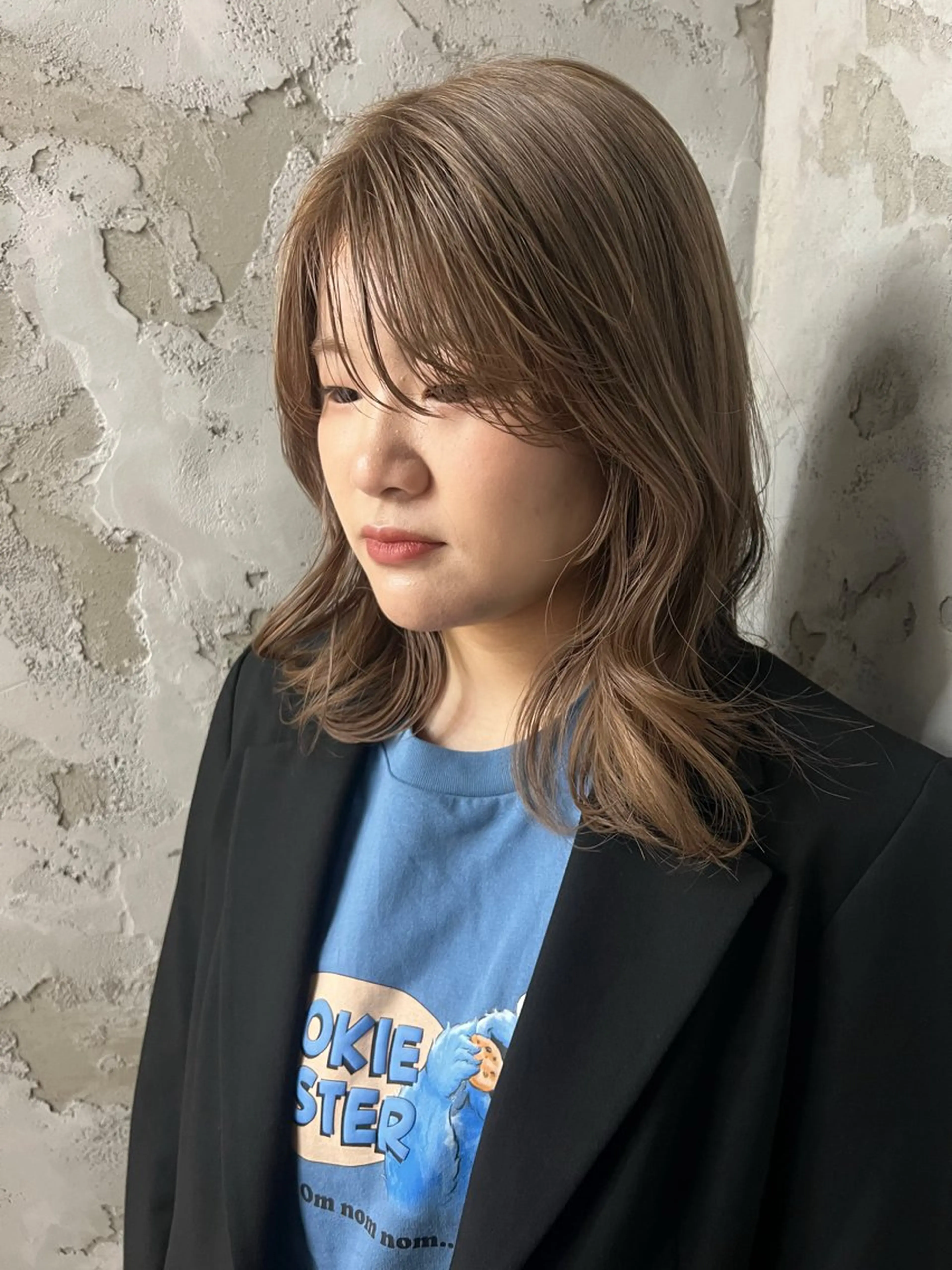 ミディアム カラー ヘアカラー eim AYUKAのヘアスタイル