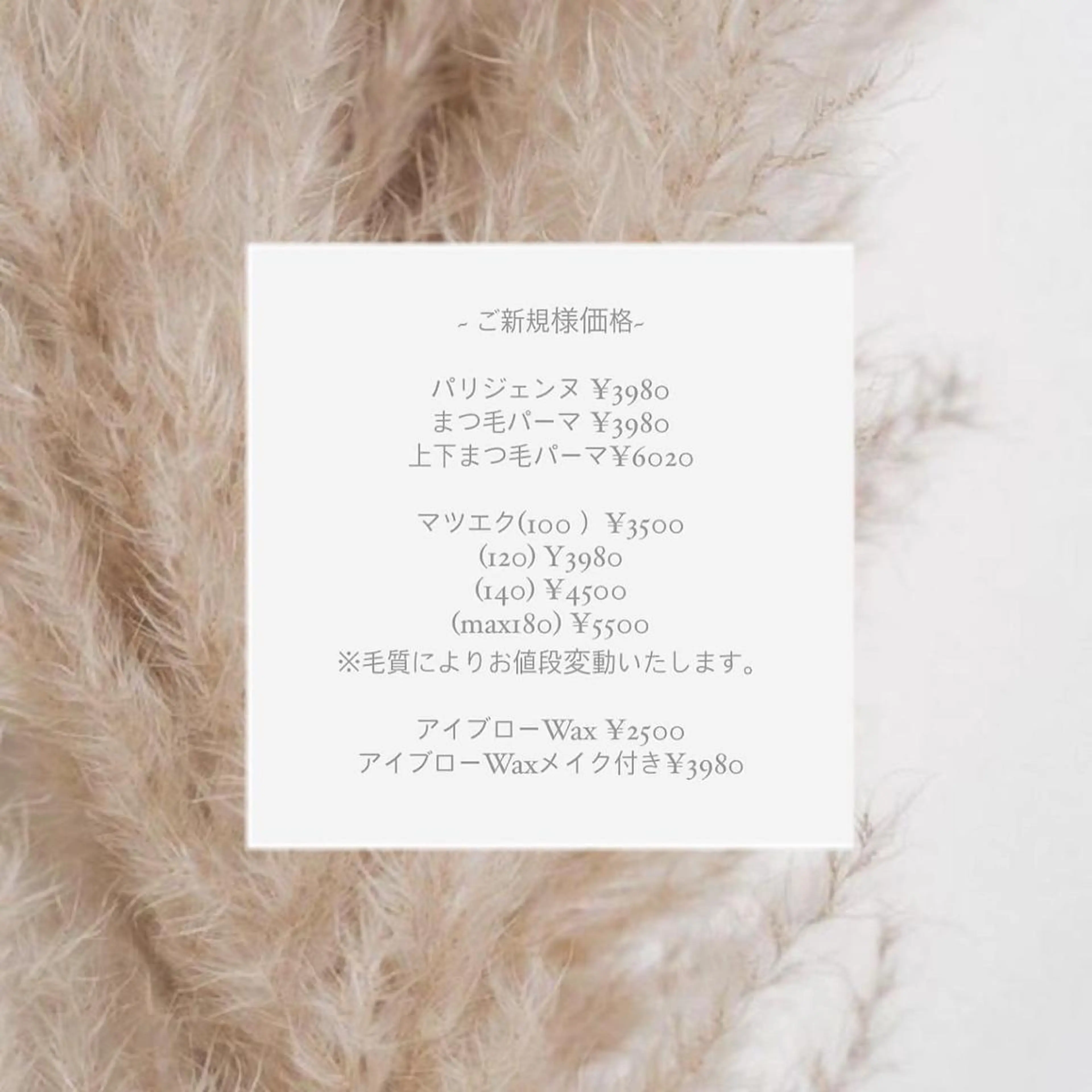 マツエク・マツパ 森川 紋茄のマツエク・マツパデザイン