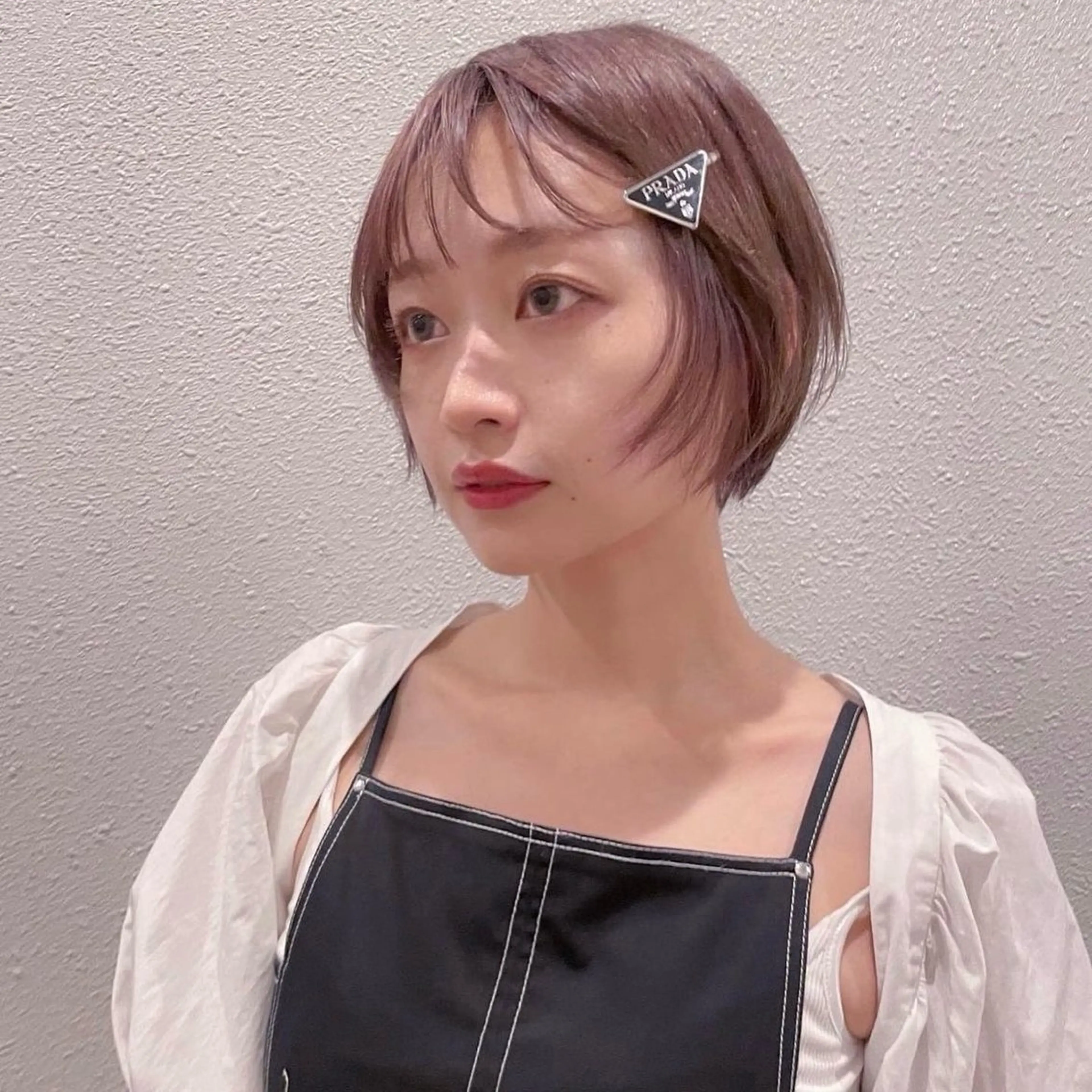 ショート カラー ブリーチ 似合わせカット レイヤー/ブリーチ ♥️【木坂 桃歌】のヘアスタイル