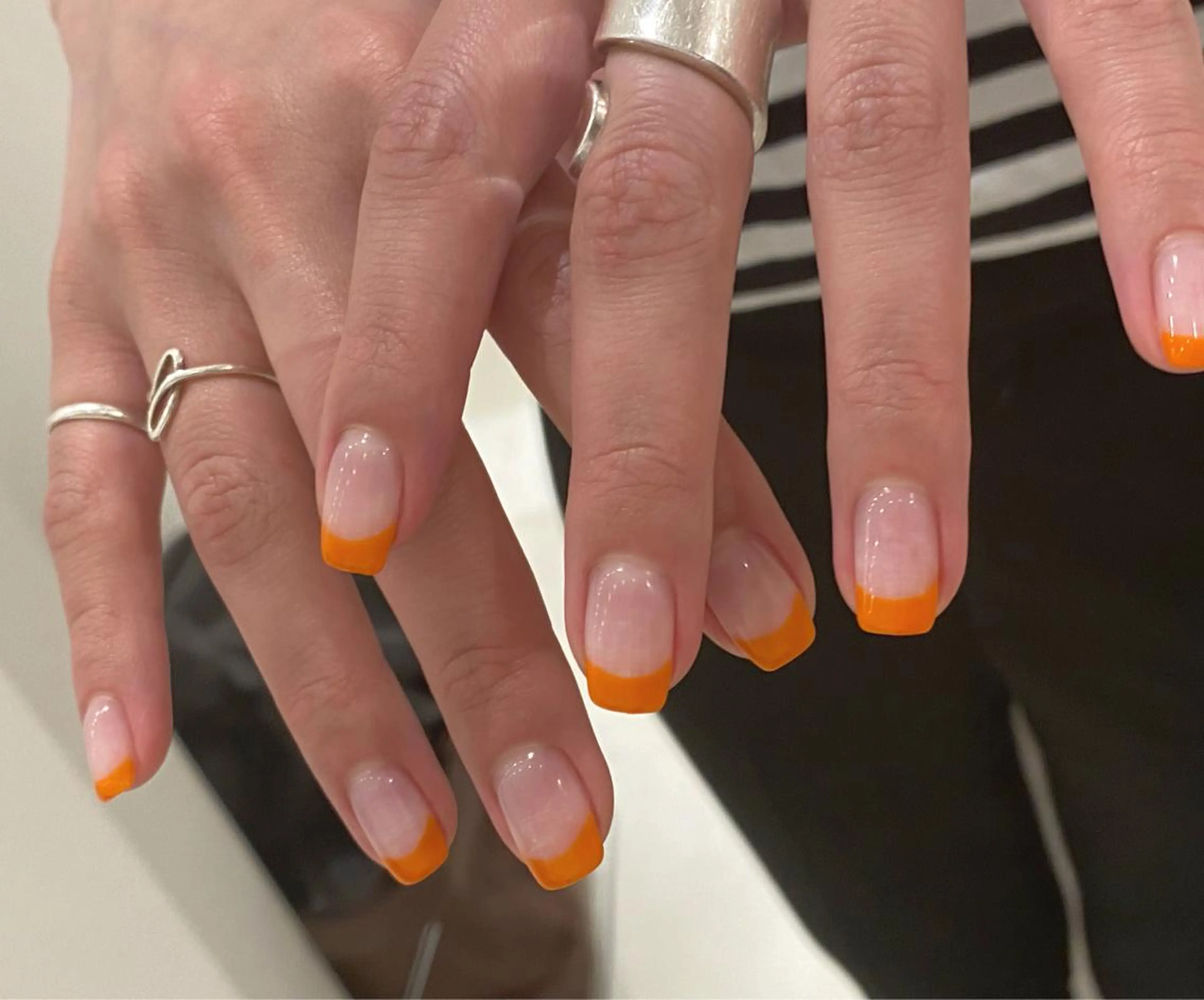ネイル フレンチネイル ハンドネイル Ann nailのネイルデザイン