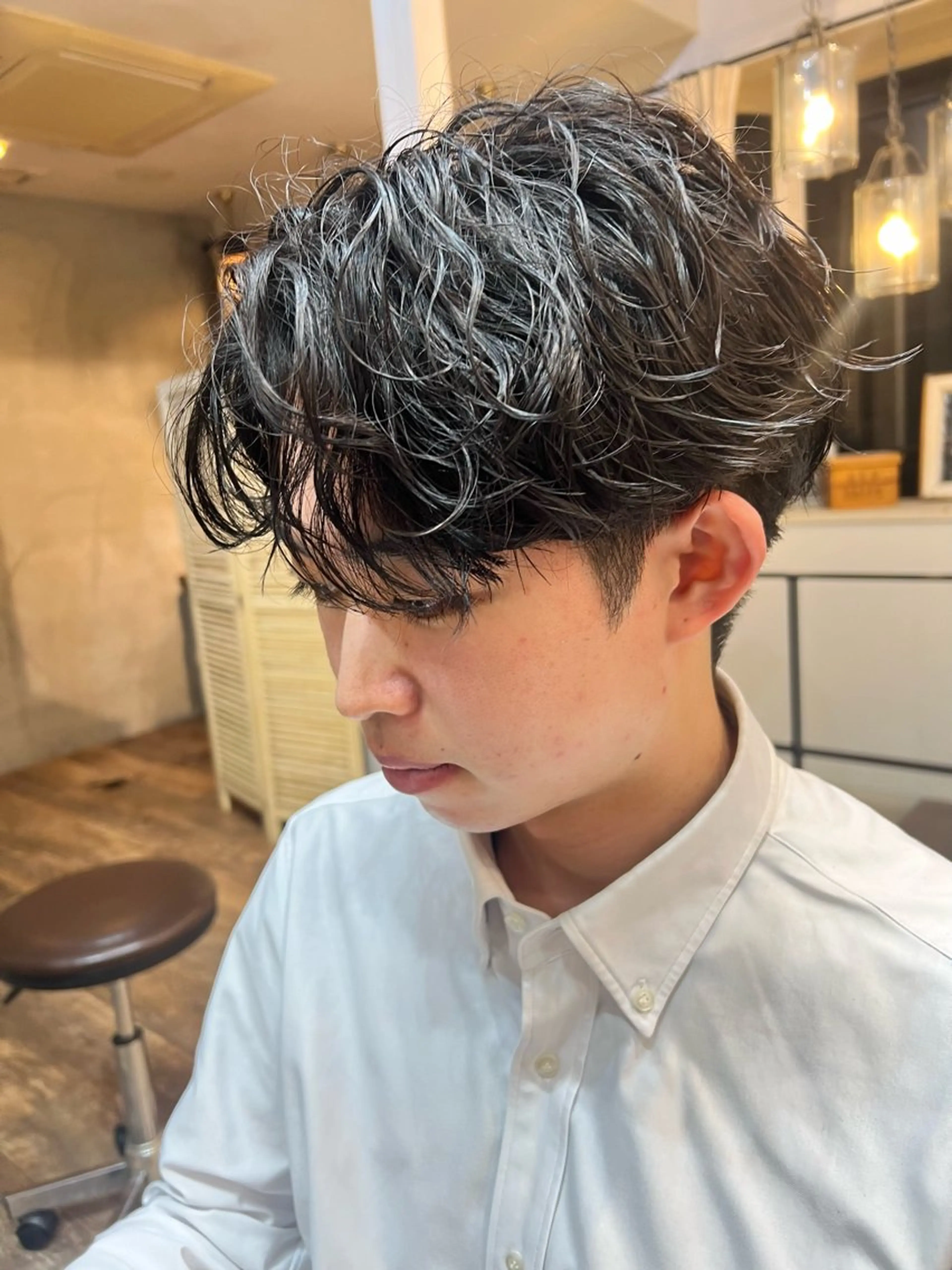 メンズ メンズパーマ 吉川 陽菜のヘアスタイル