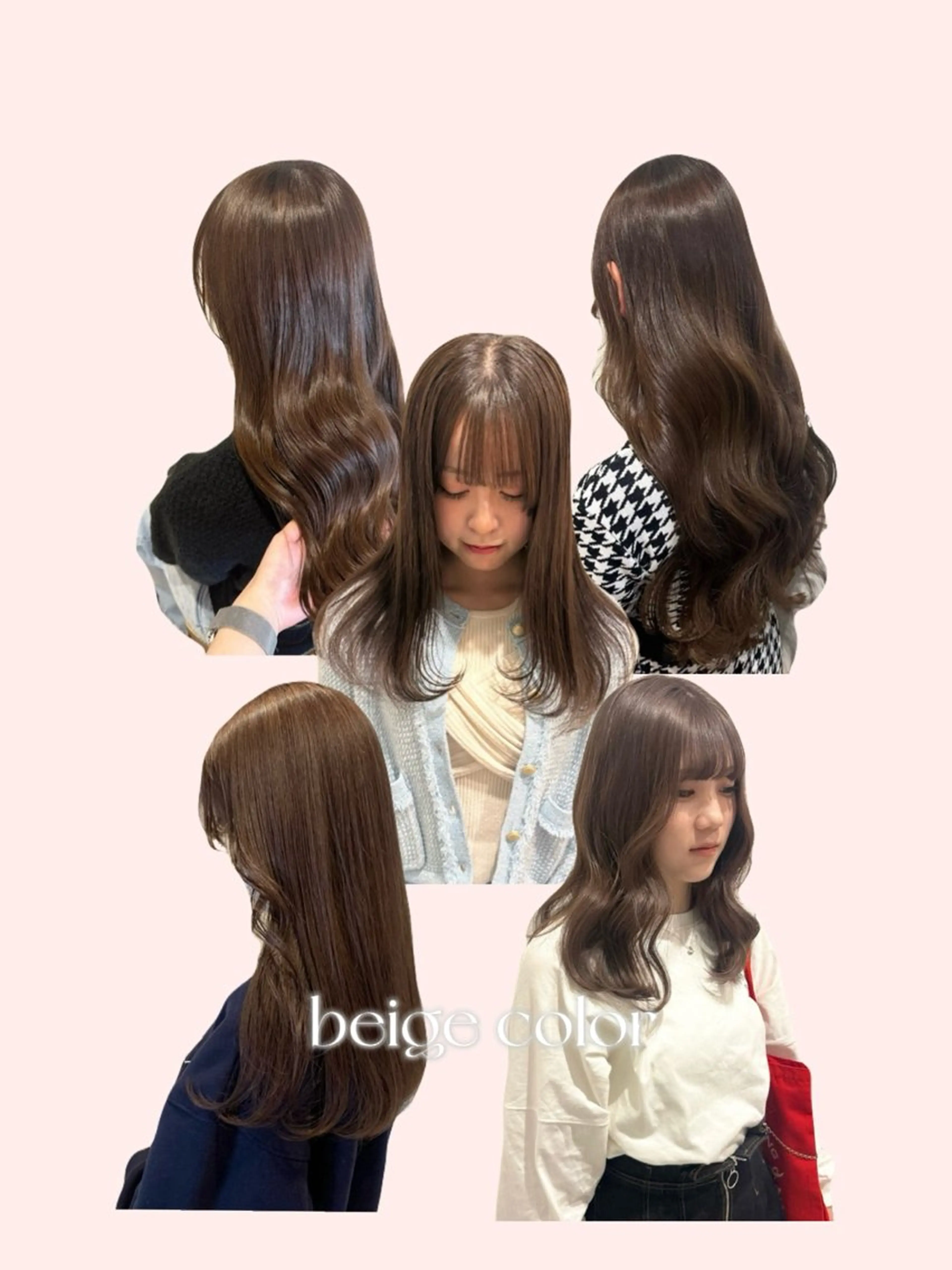 ロング カラー ヘアアレンジ ベージュカラー ヘアカラー トリートメント Himawari♡ 柔らかいカラーのヘアスタイル