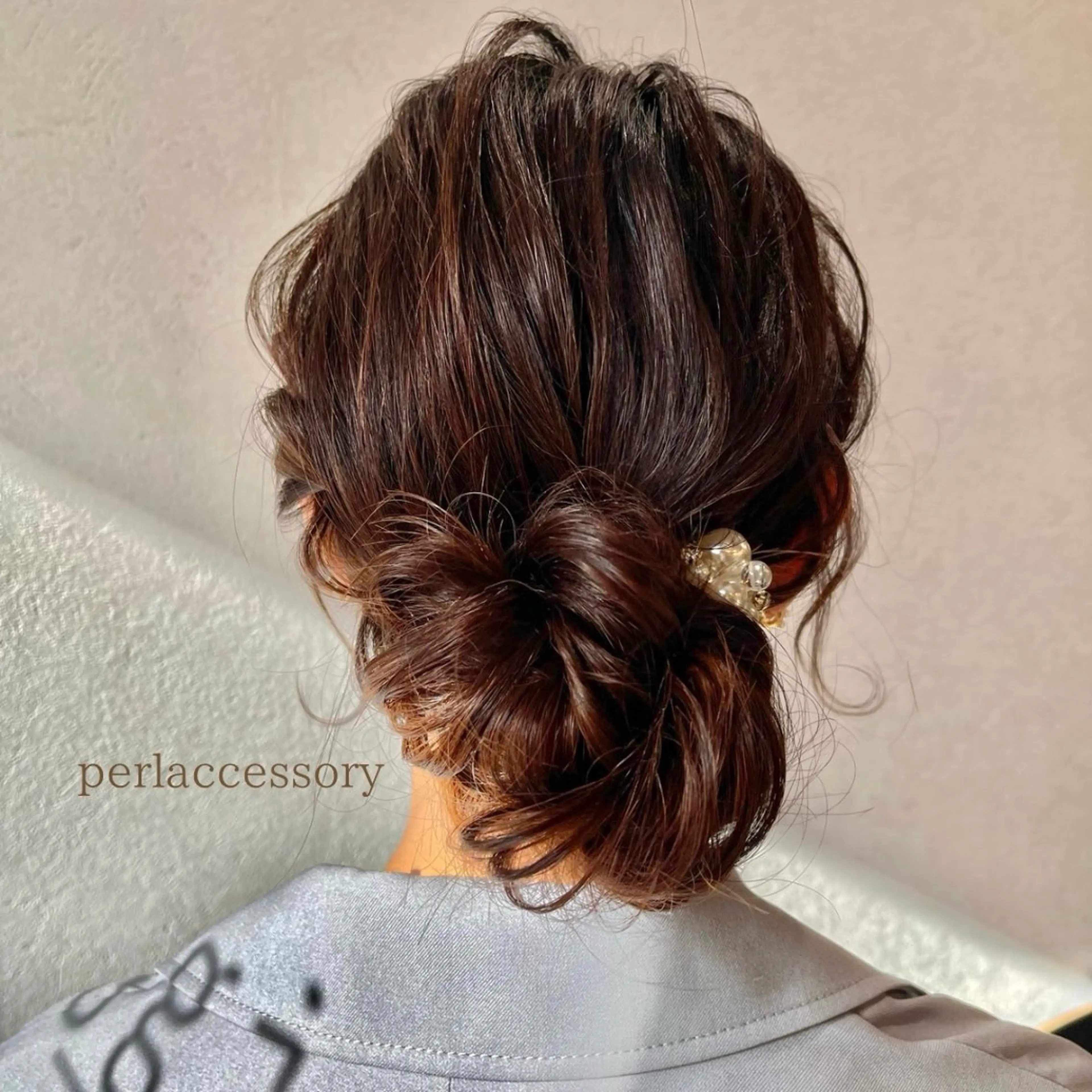 ヘアアレンジ ポニーテール 結婚式・ブライダル 卒業式のヘアスタイル ヘアセット charm《銀座》 ヘアセット/縮毛矯正のヘアスタイル