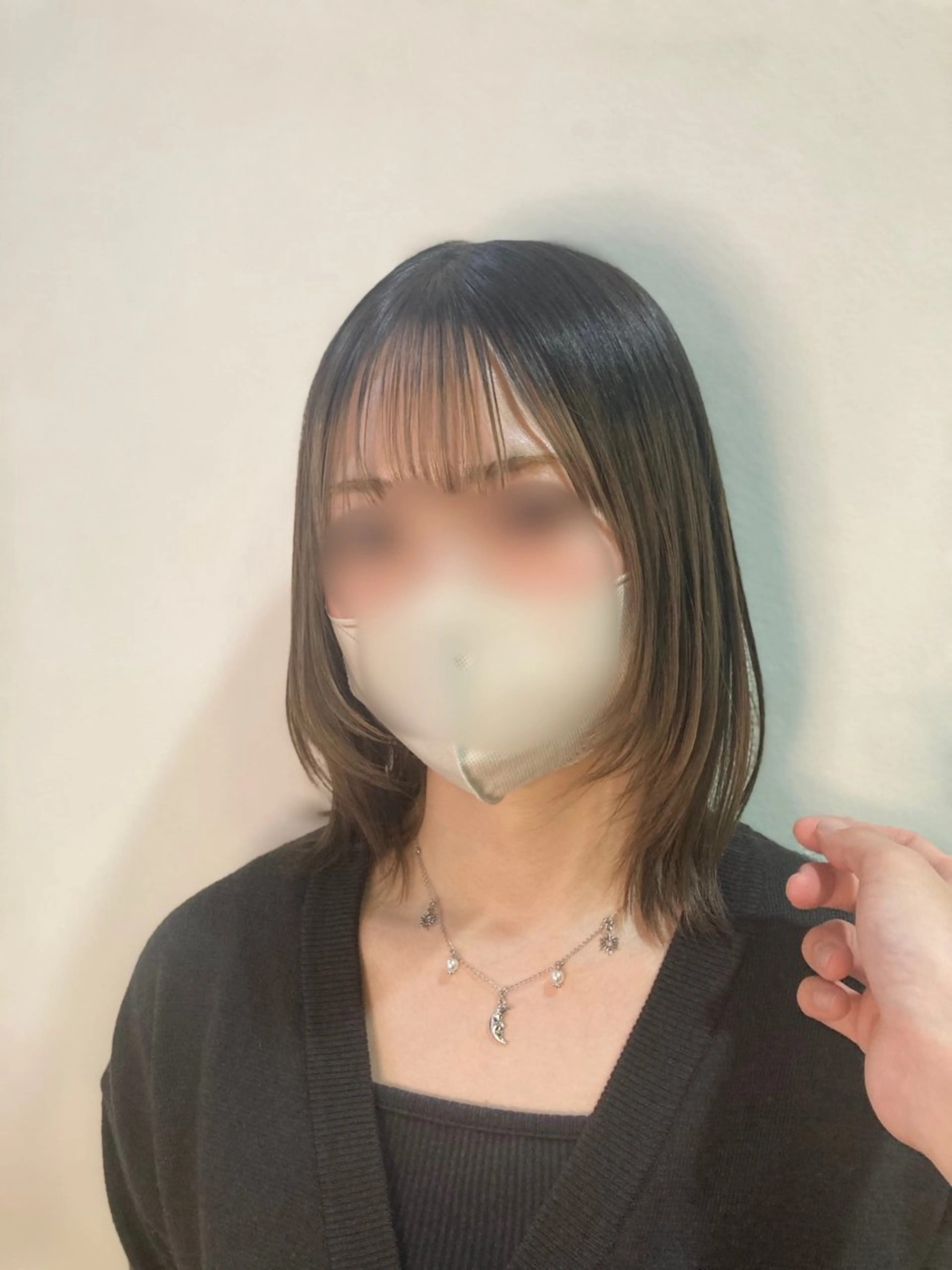 ミディアム カット 岡山レイヤーカット/ 髪質改善/松島大己のヘアスタイル