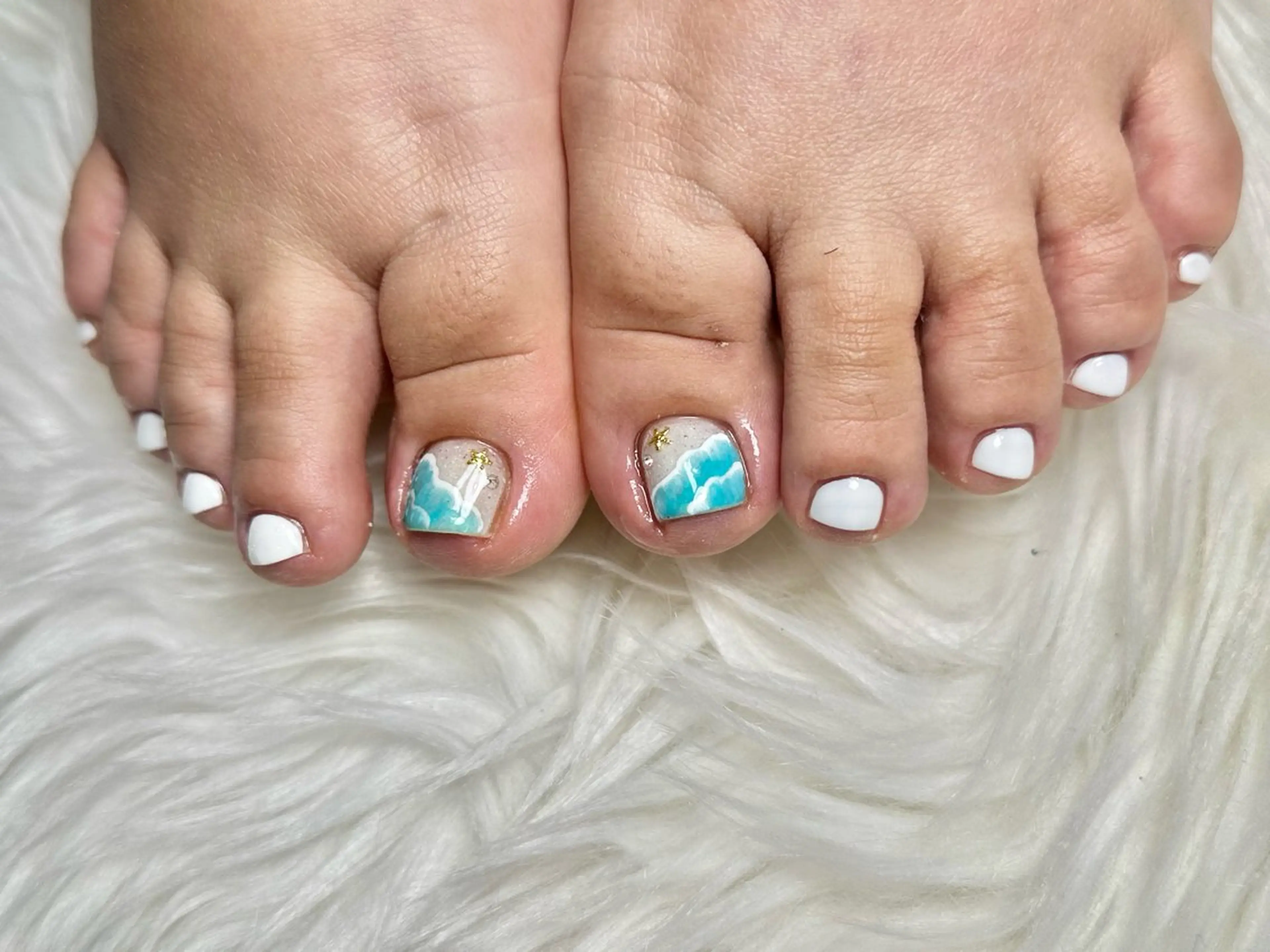 ネイル フットネイル nailsalon Luce🕊️のネイルデザイン