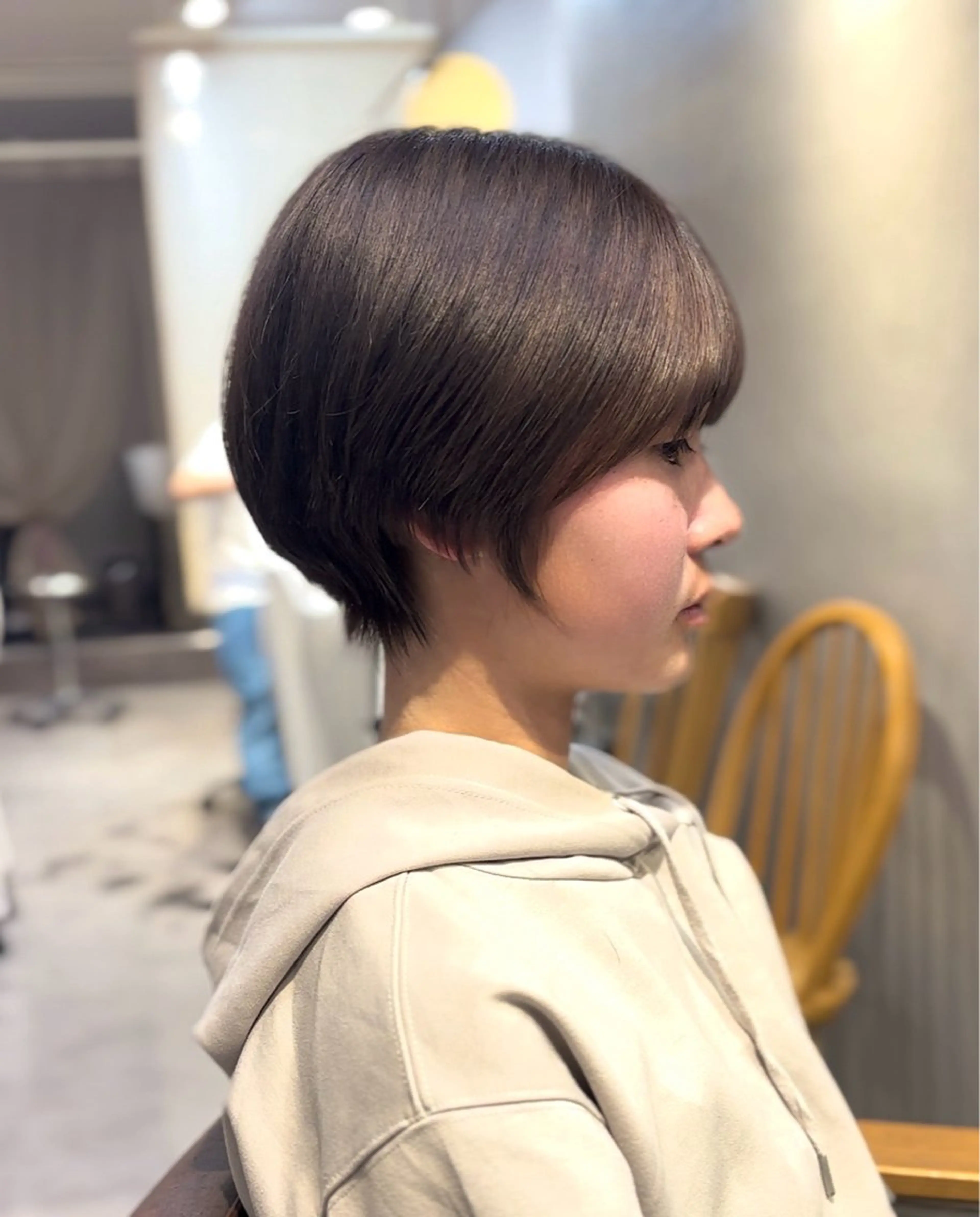 ショート ショートヘア カット ヘアカラー 野口 咲愛のヘアスタイル
