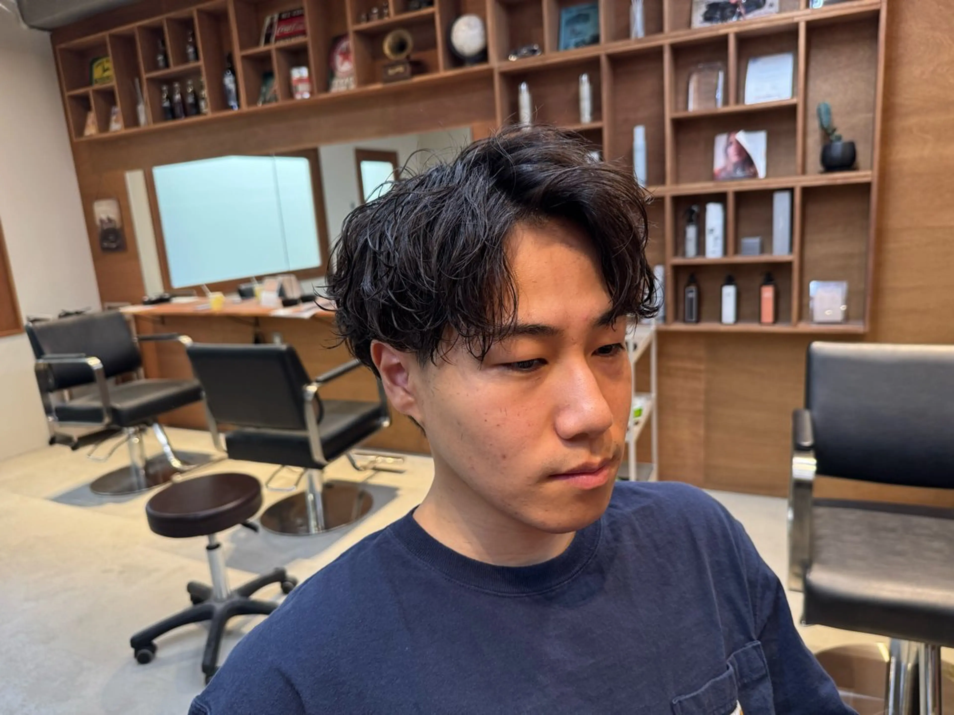 パーマ メンズ メンズパーマ ツイストスパイラルパーマ 波巻きパーマ スパイラルパーマ カット パーマ メンズパーマ/ 津田沼/藤原 侑樹のヘアスタイル