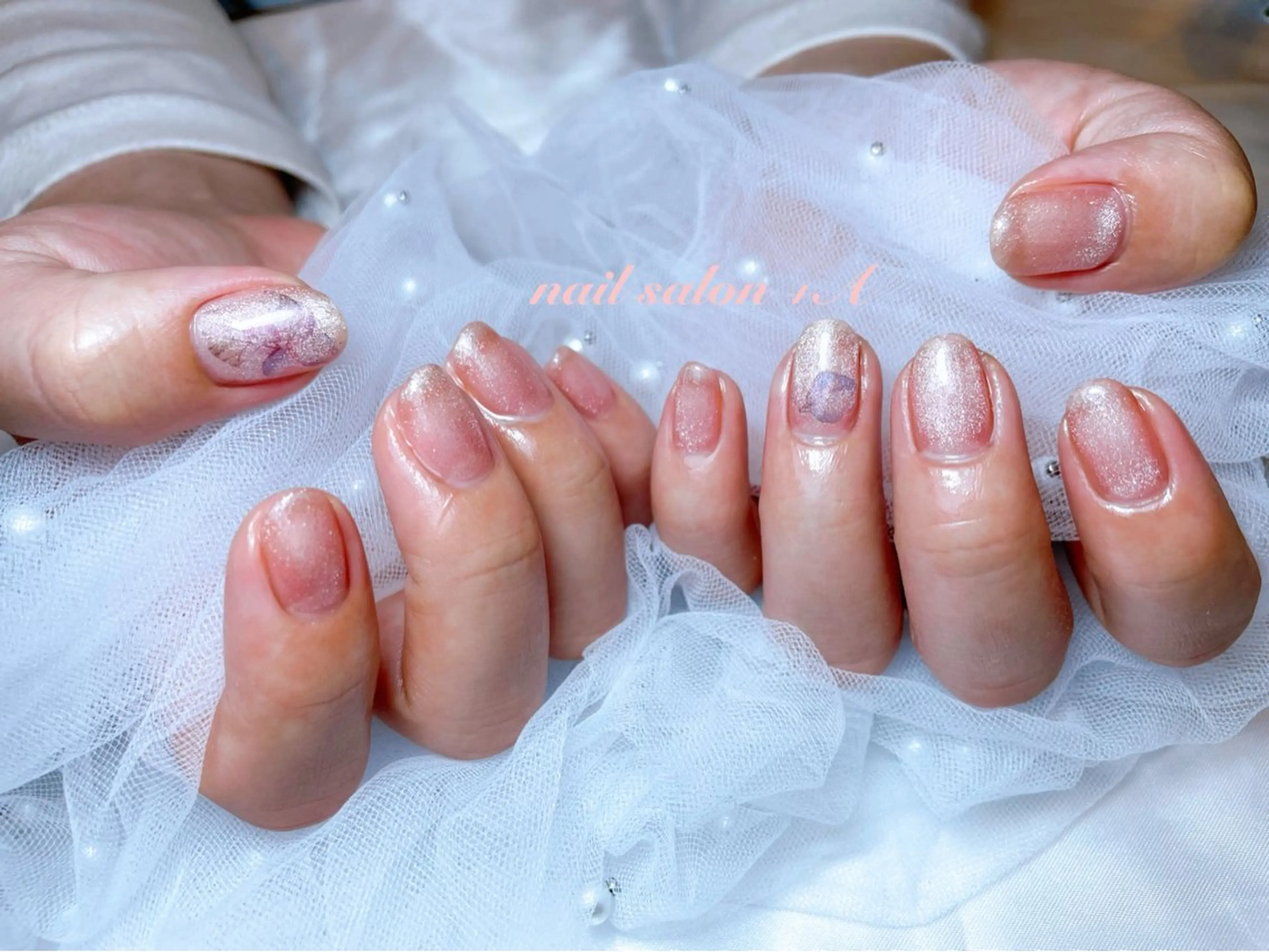 ショート ハンドネイル Nail Salon +Aのネイルデザイン