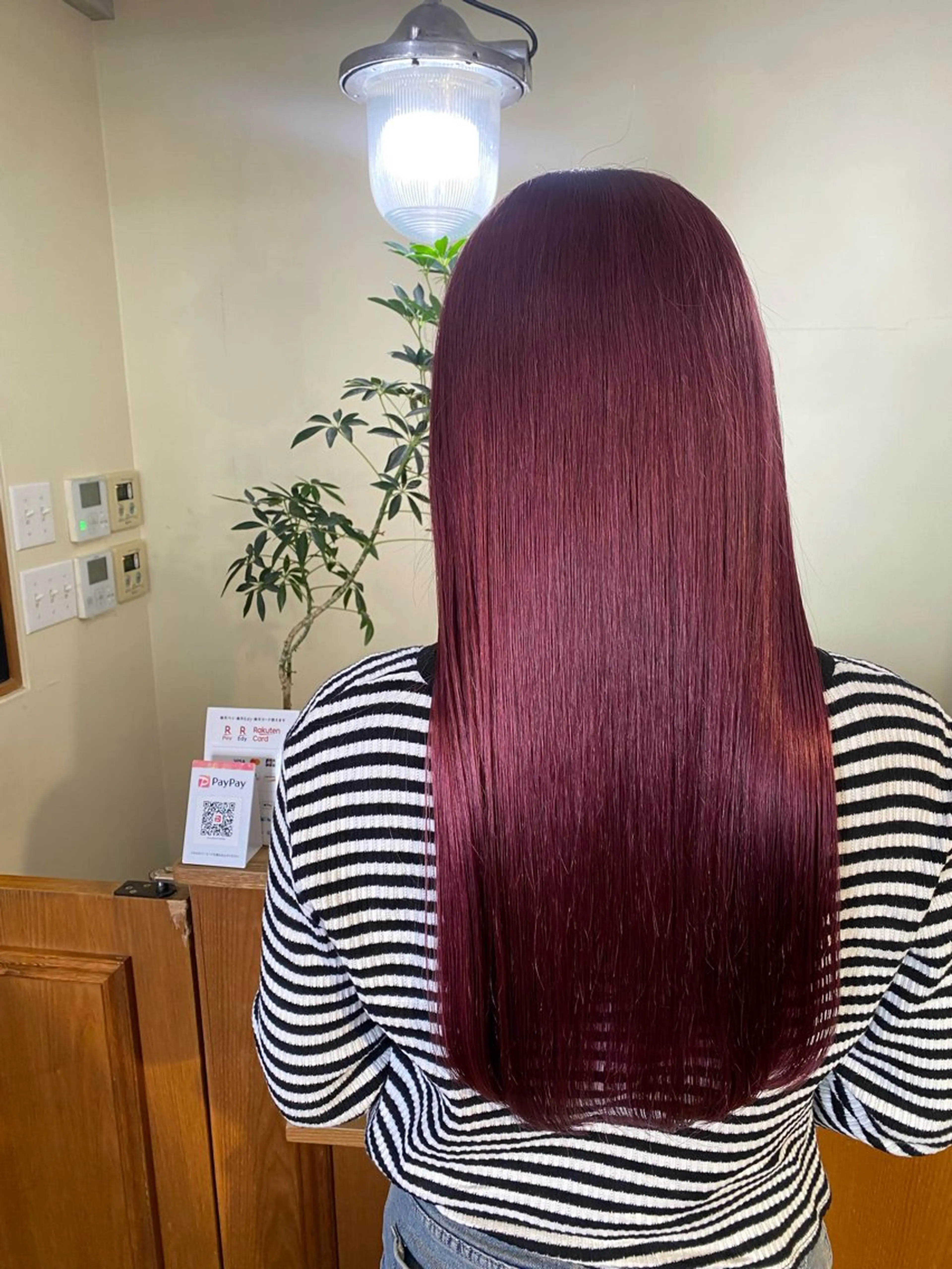 ロング カラー 齋藤 リクのヘアスタイル